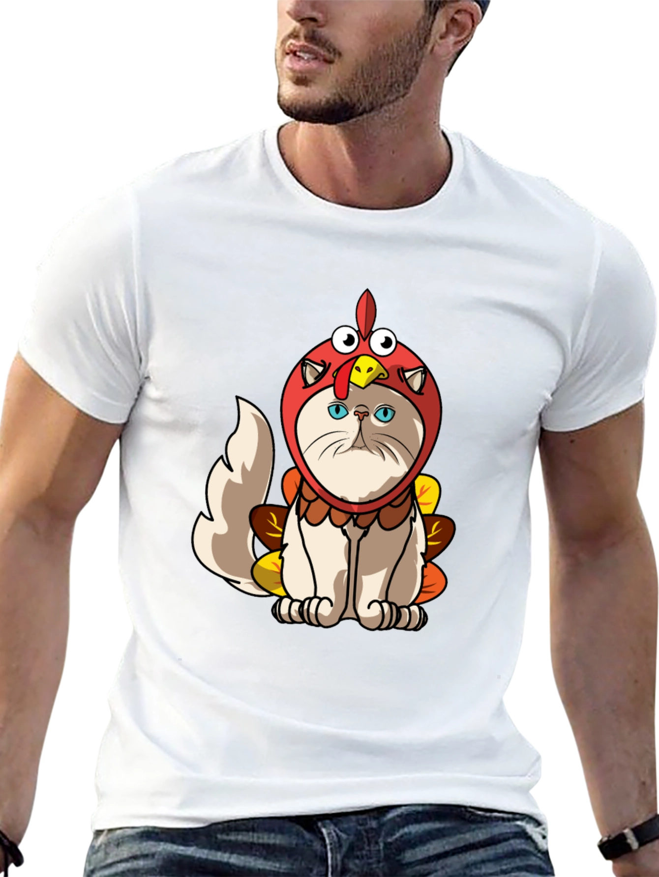 Cat Turkey Costume T-Shirt