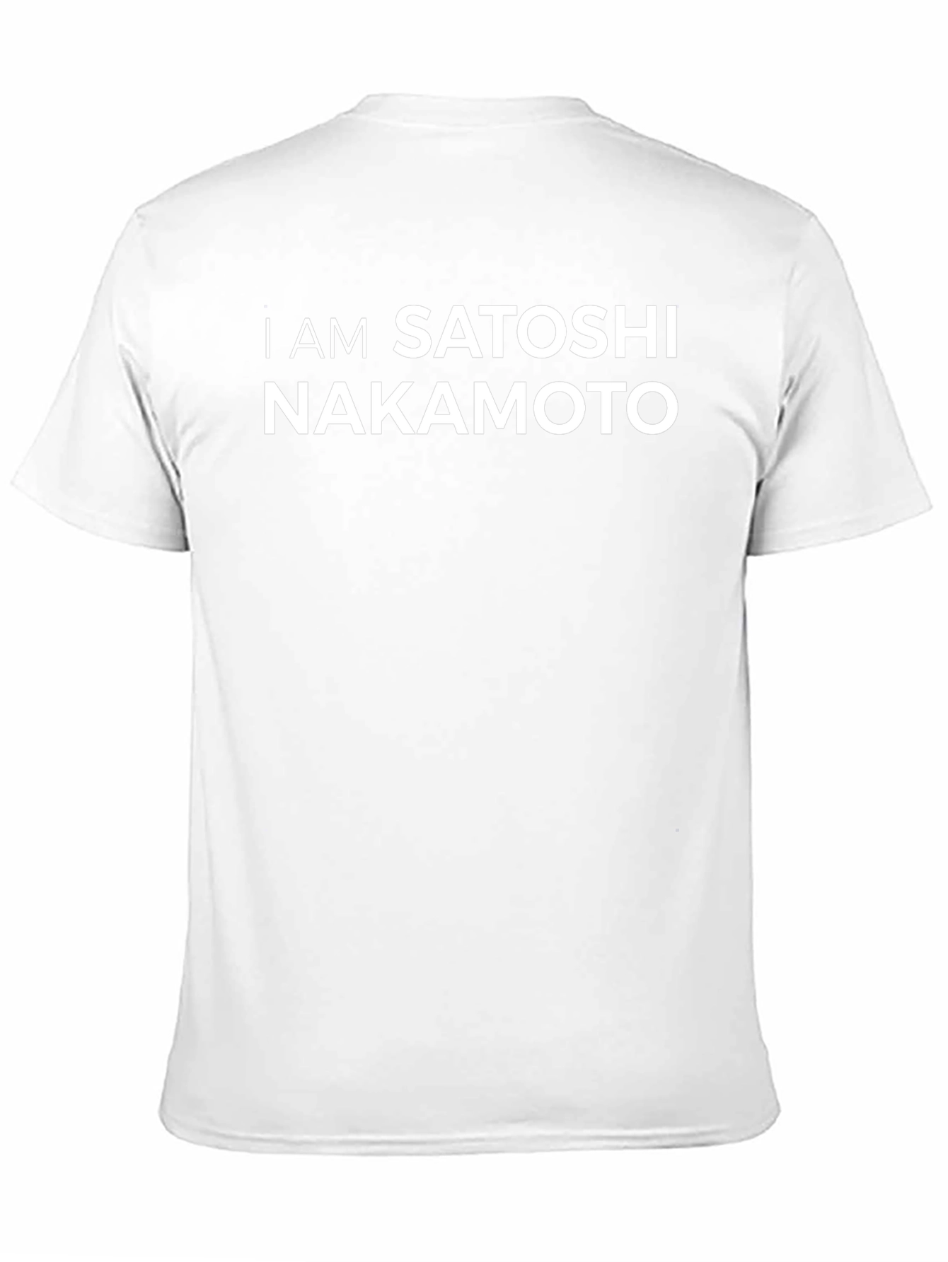 I Am Satoshi Nakamoto Black T-Shirt
