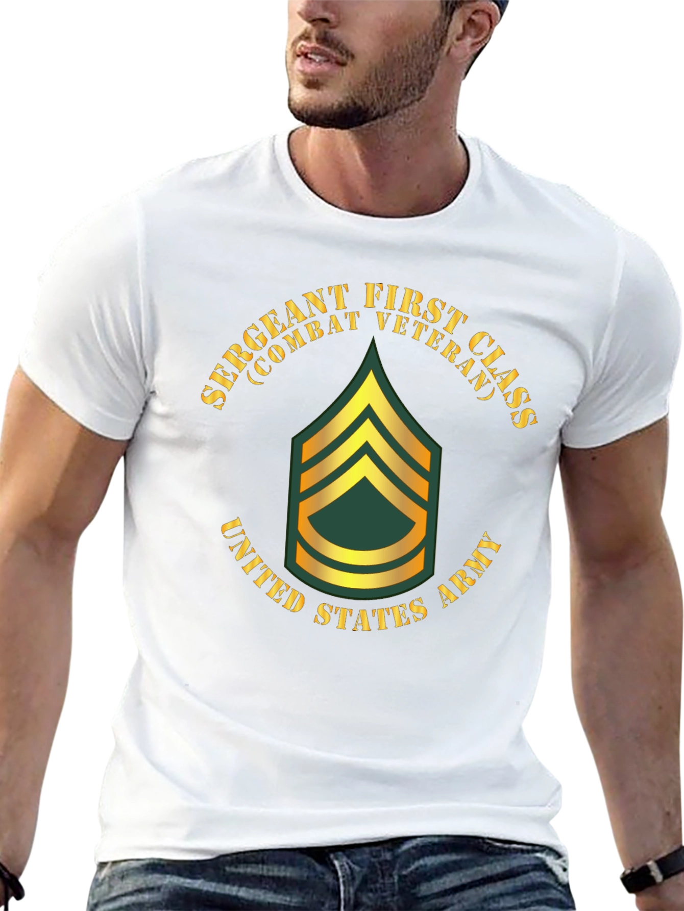 Sergeant First Class Combat Veteran T-Shirt