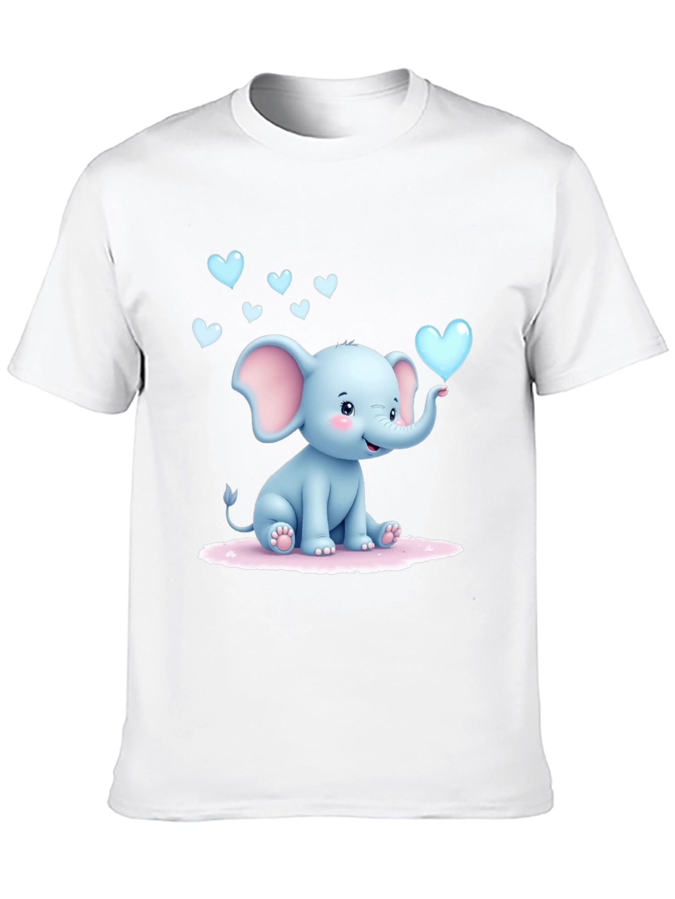 Cute Elephant Graphic T-Shirt