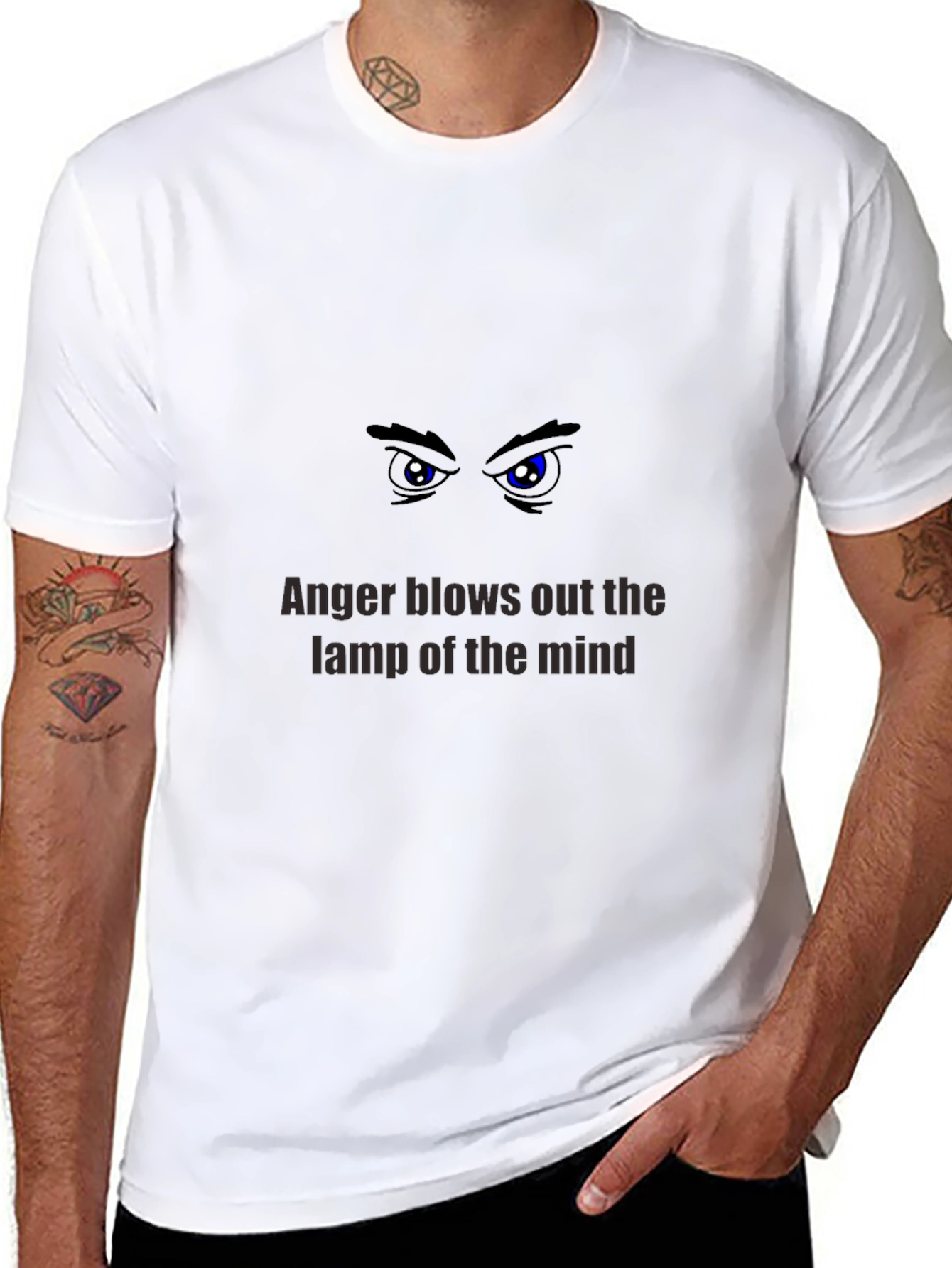 Anger Blows Out the Lamp of the Mind T-Shirt