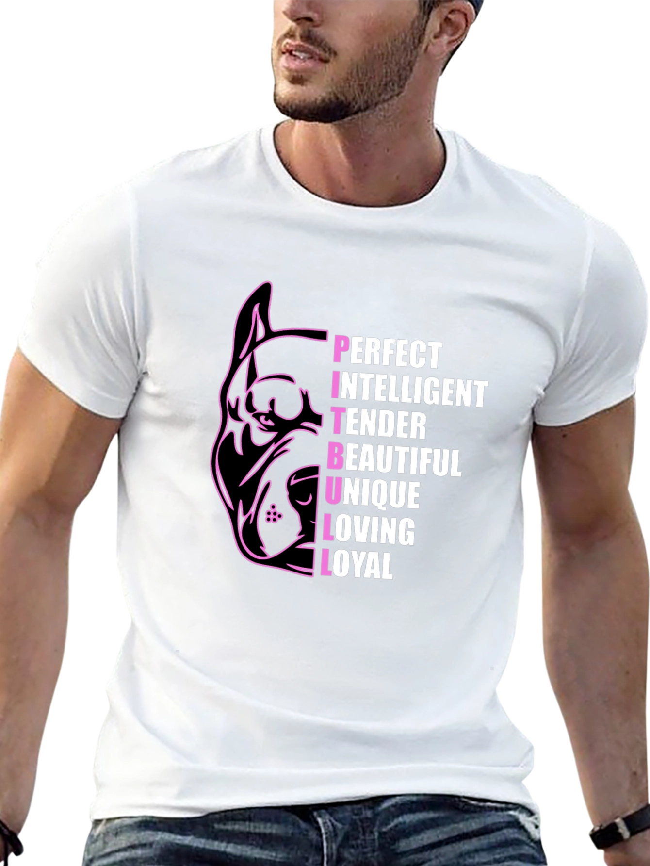 Pitbull Lover T-Shirt - Perfect Intelligent Loyal