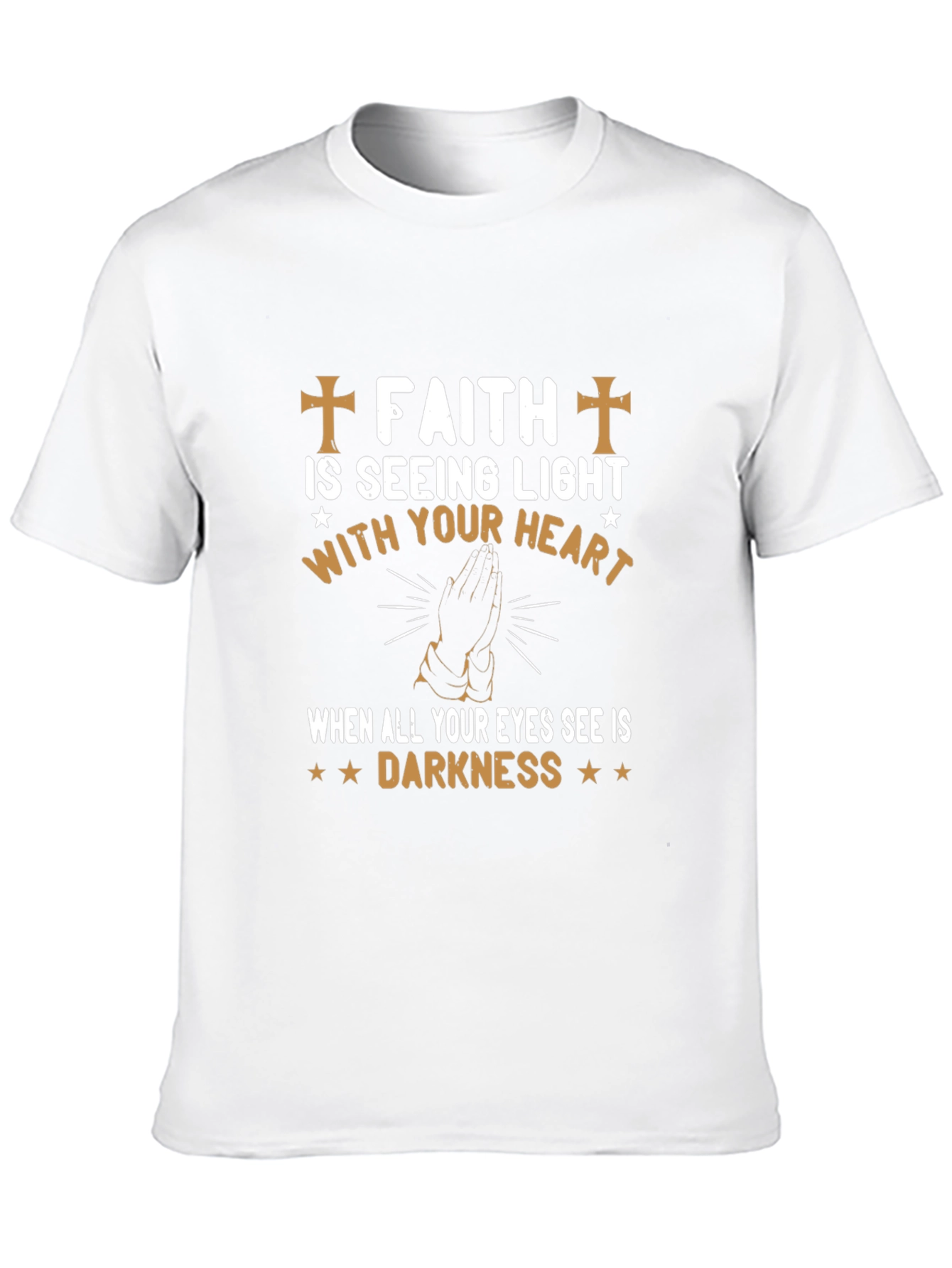 Faith Over Darkness Graphic T-Shirt