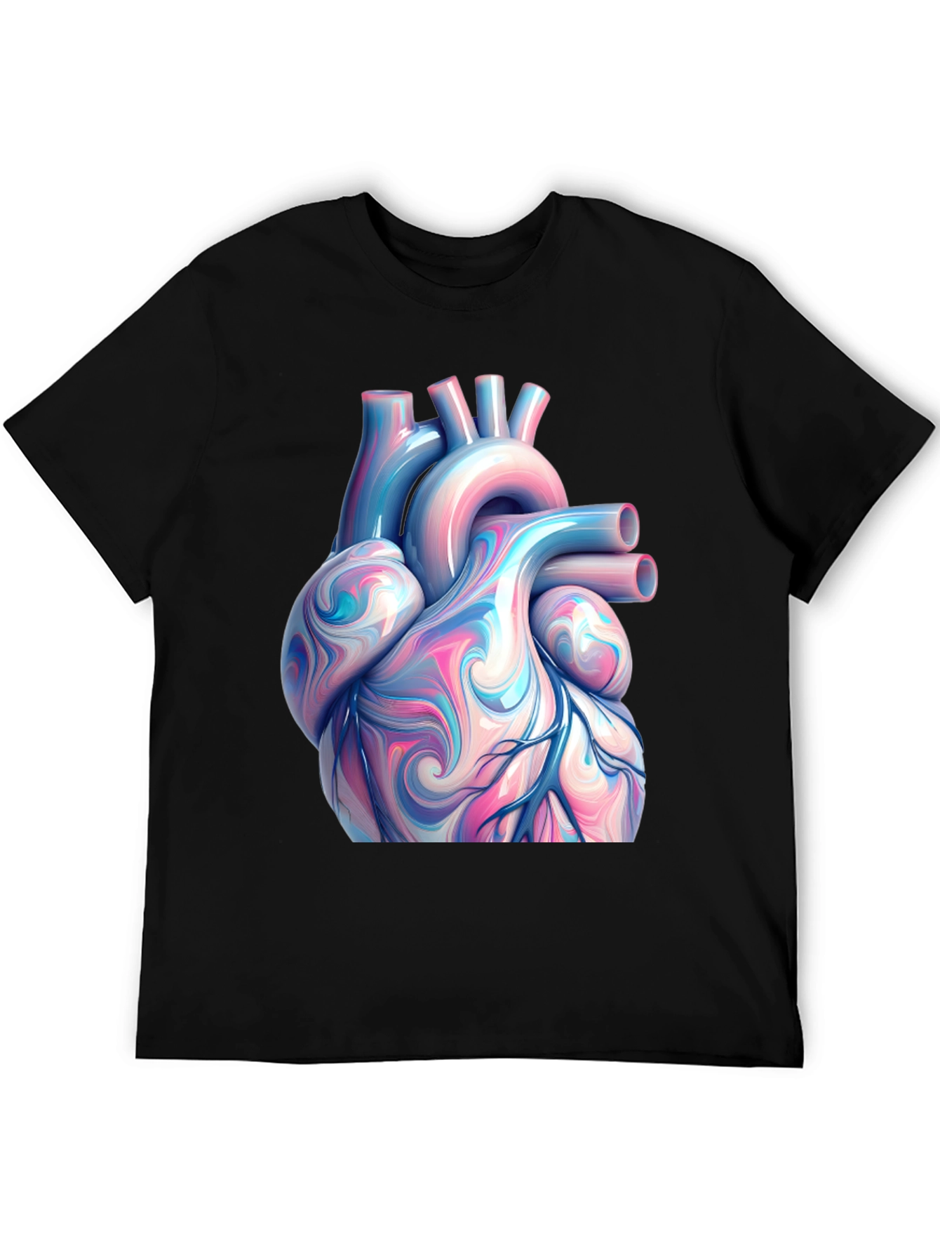 Anatomical Heart Graphic Tee - Artistic Print