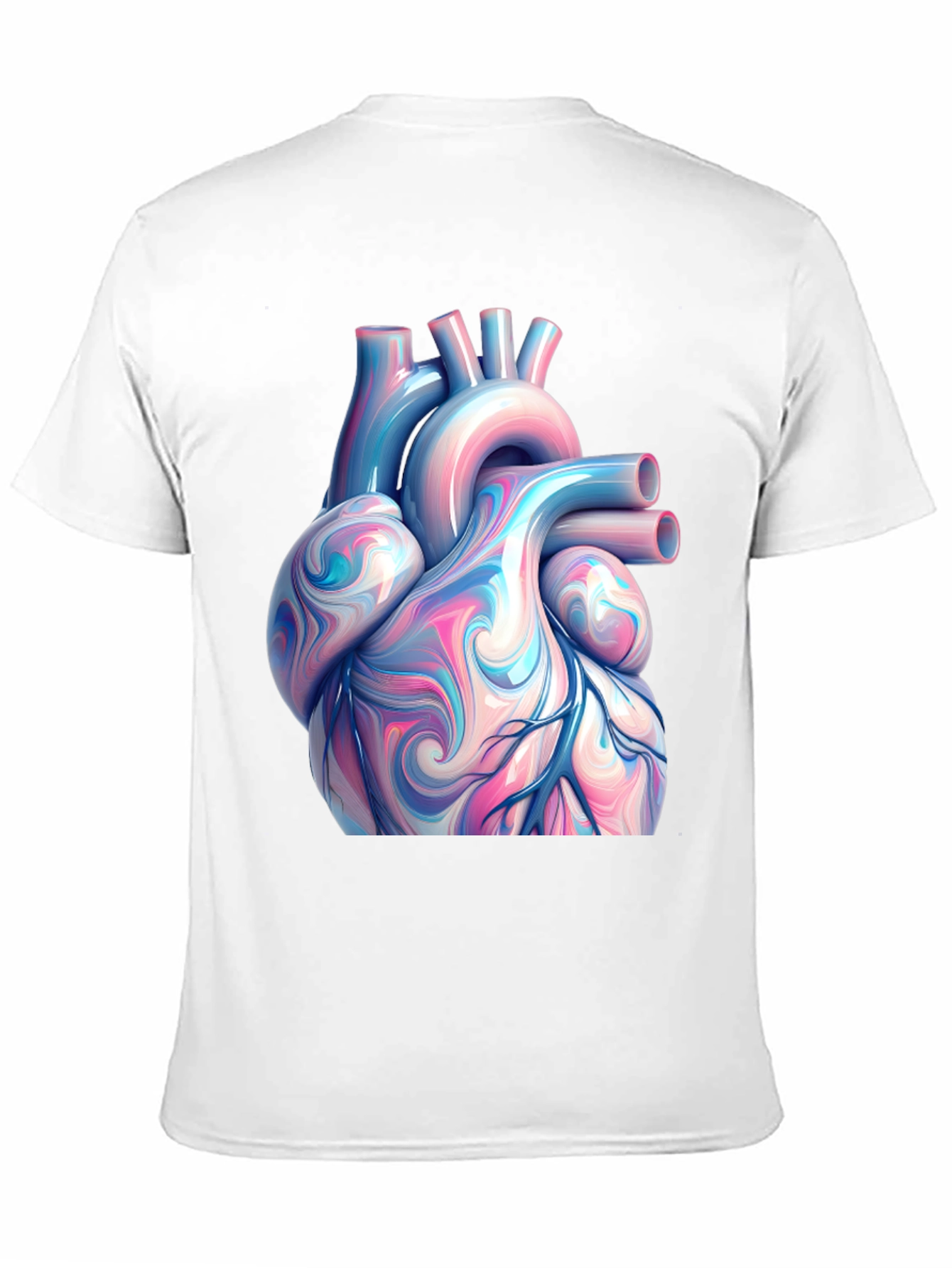 Anatomical Heart Graphic Tee - Artistic Print