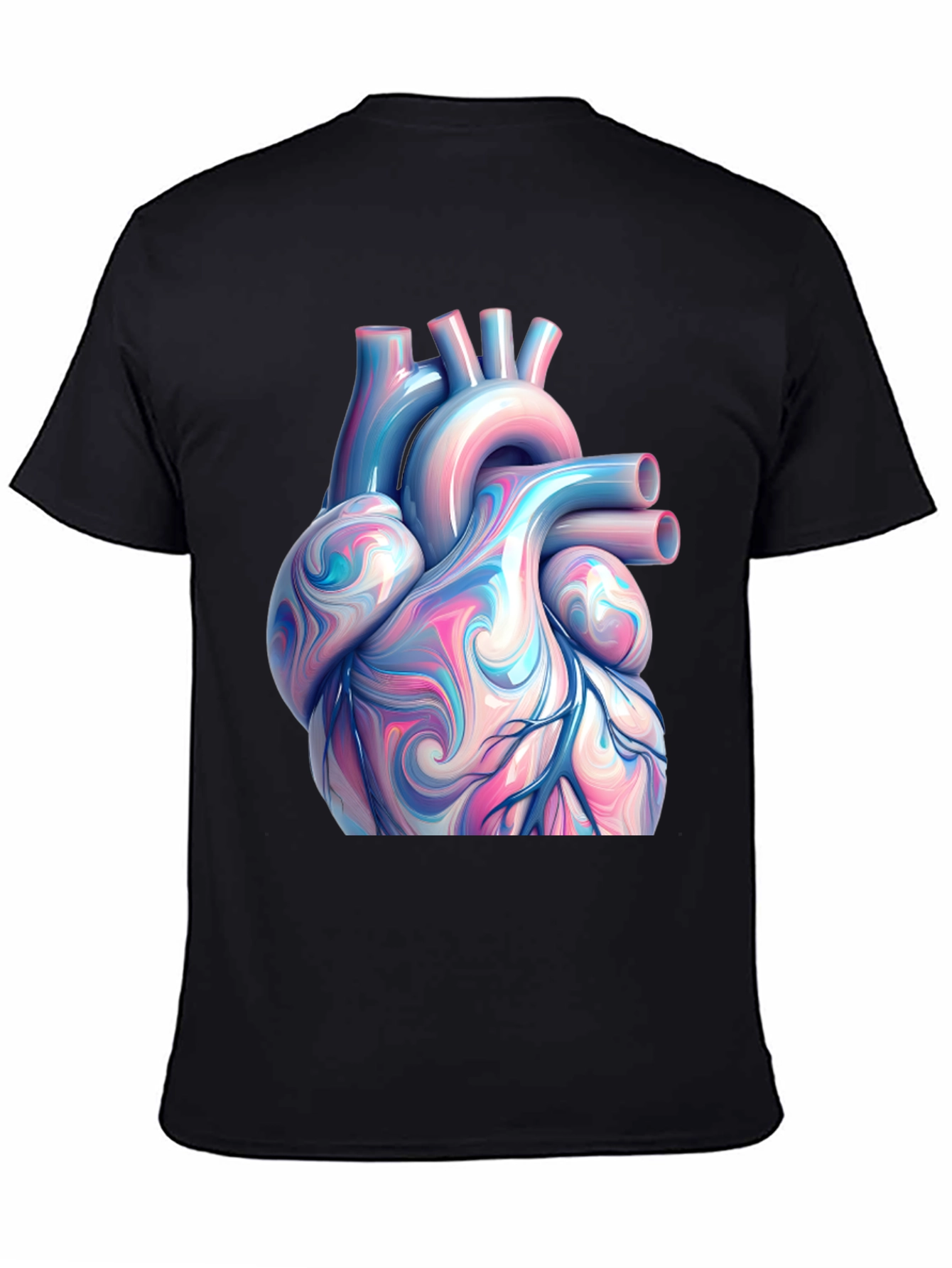 Anatomical Heart Graphic Tee - Artistic Print