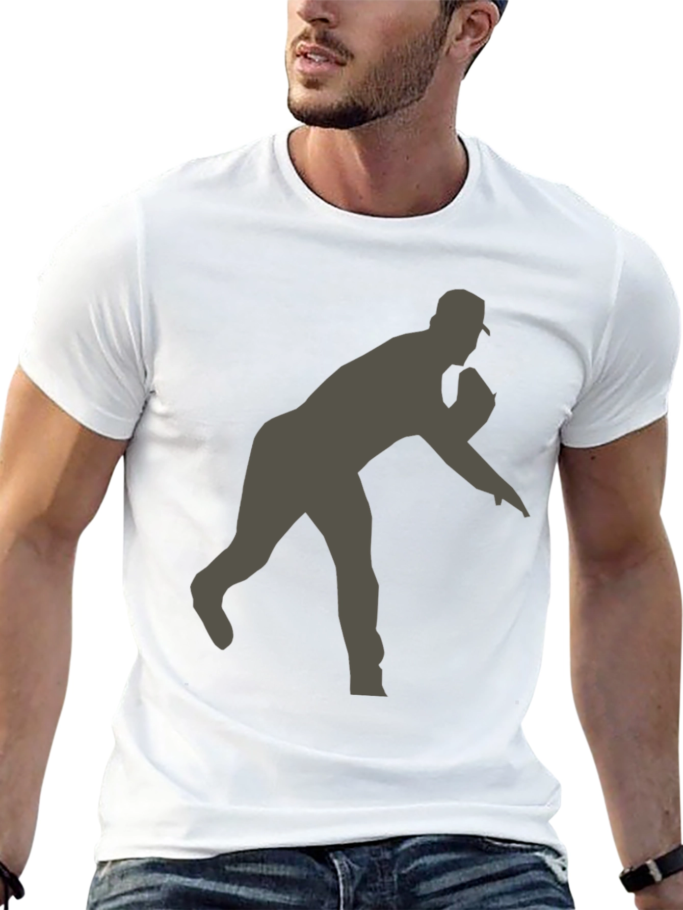 Baseball Pitcher Graphic Tee