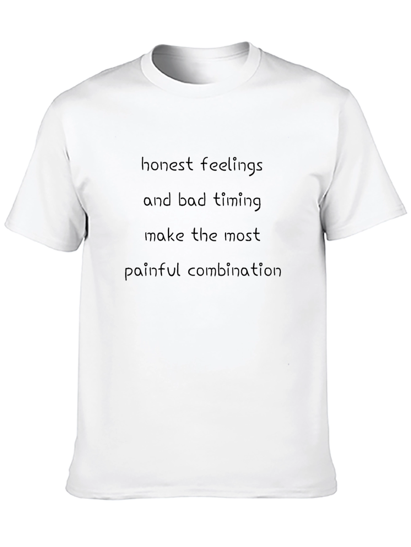 Honest Feelings Graphic Tee - Black