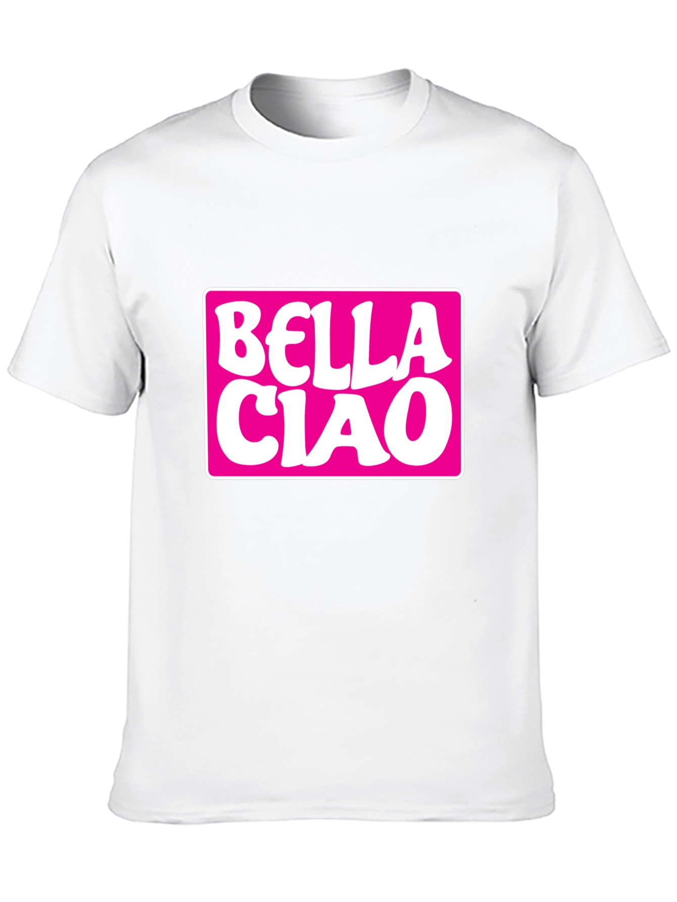 Bella Ciao Graphic Tee - Black Cotton T-Shirt