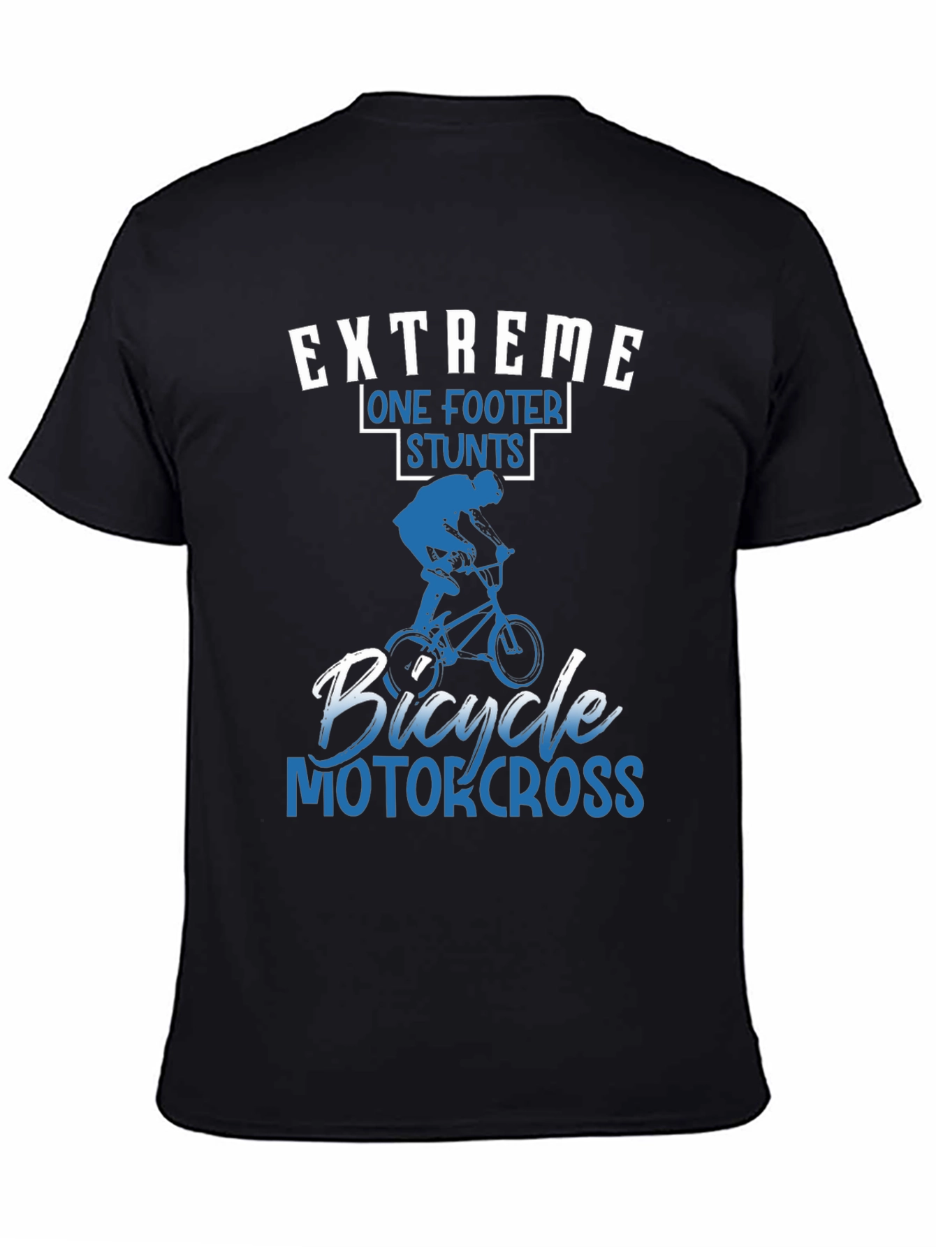 Extreme Bicycle Motocross One Footer Stunts T-Shirt