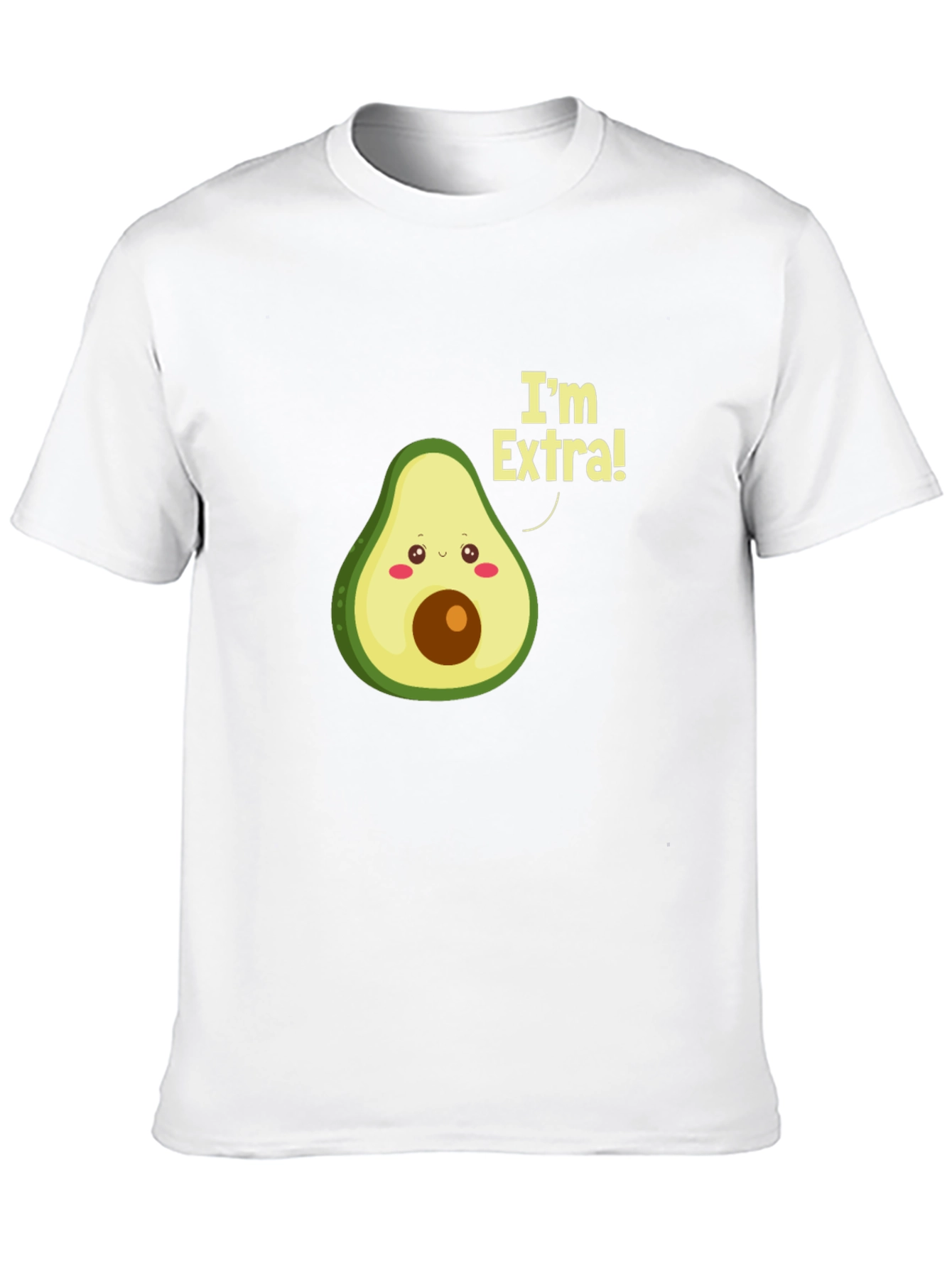 Im Extra! Avocado Graphic T-Shirt