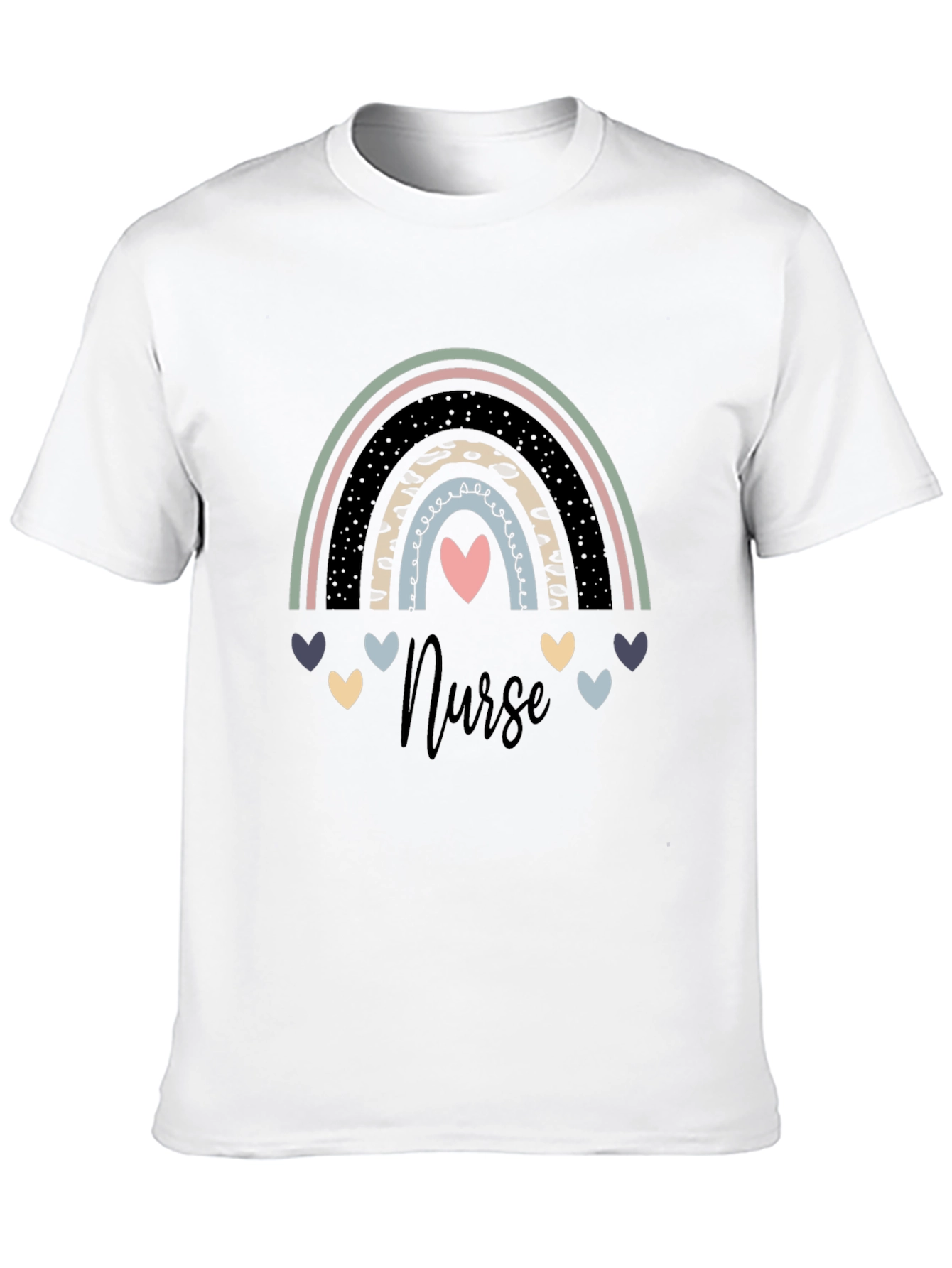 Nurse Rainbow Heart T-Shirt