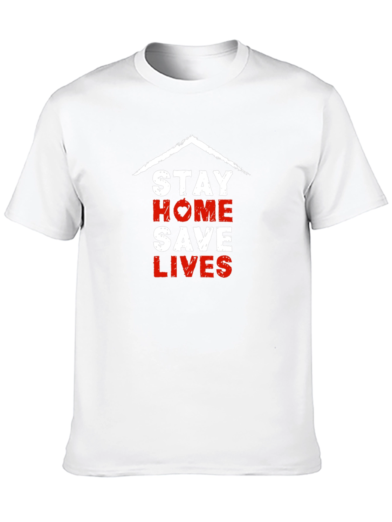 Stay Home Save Lives Graphic T-Shirt