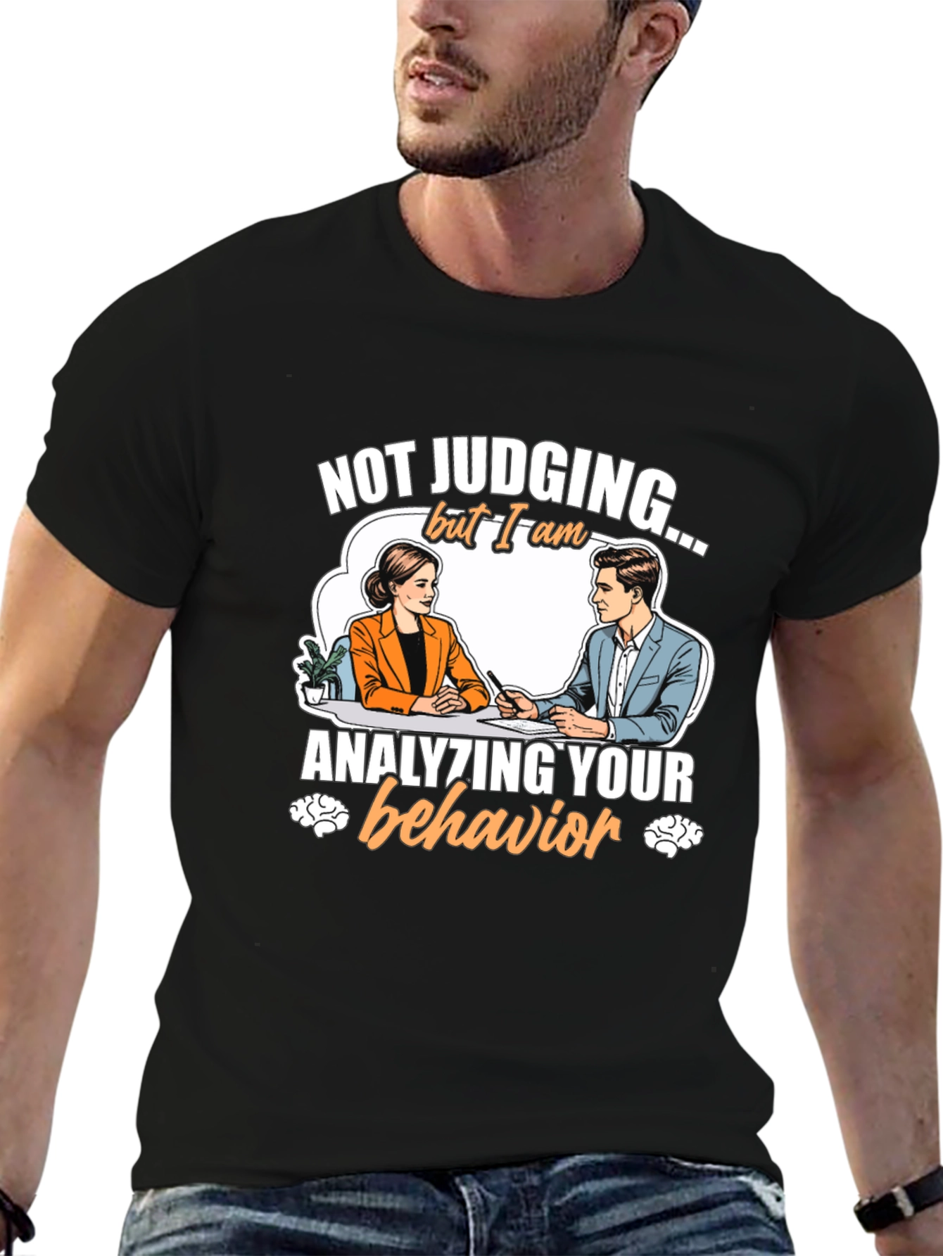 Analyzing Behavior T-Shirt - Funny Therapist Tee