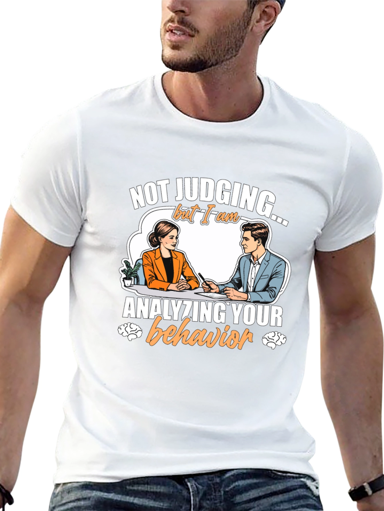 Analyzing Behavior T-Shirt - Funny Therapist Tee