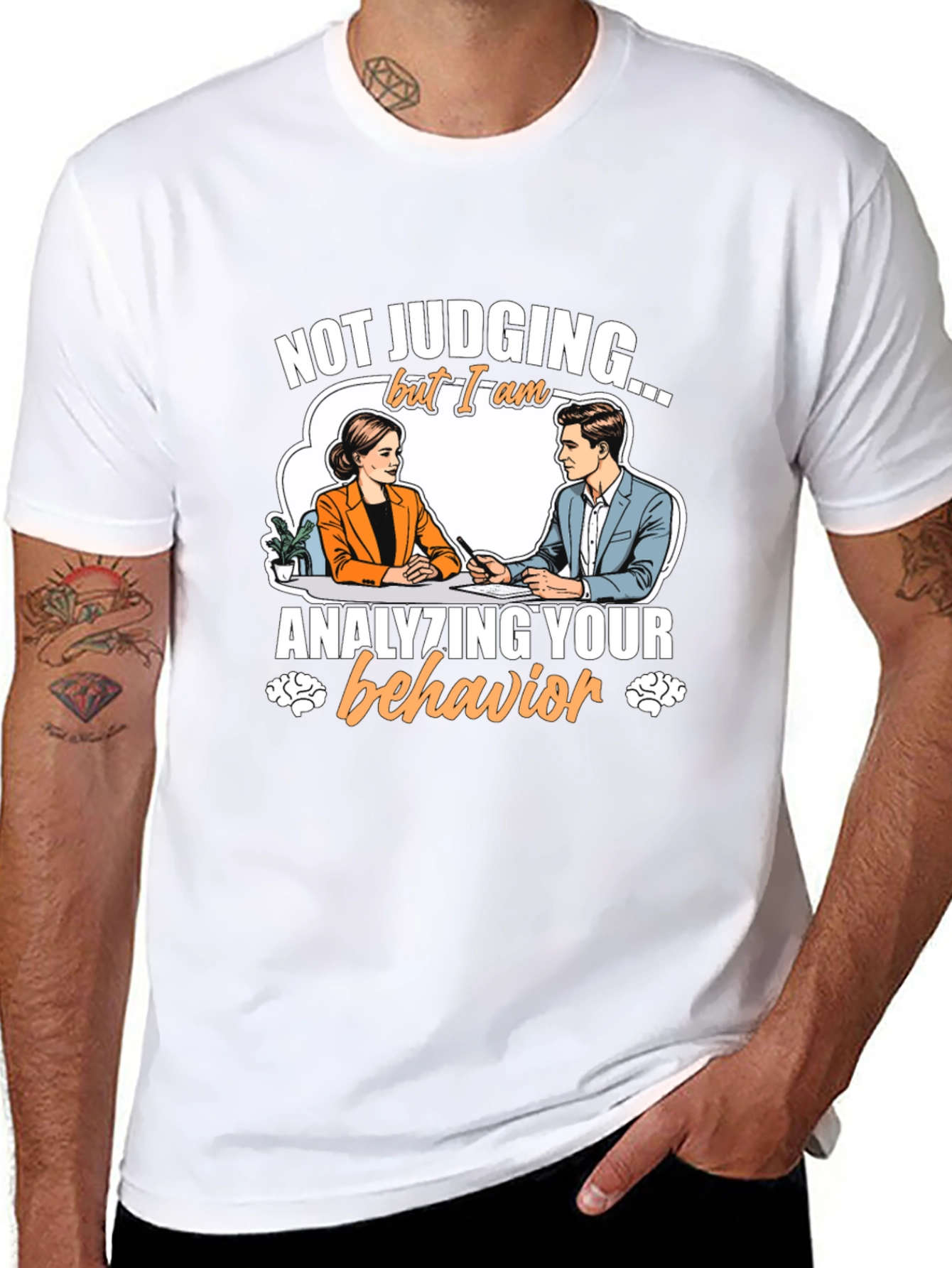Analyzing Behavior T-Shirt - Funny Therapist Tee