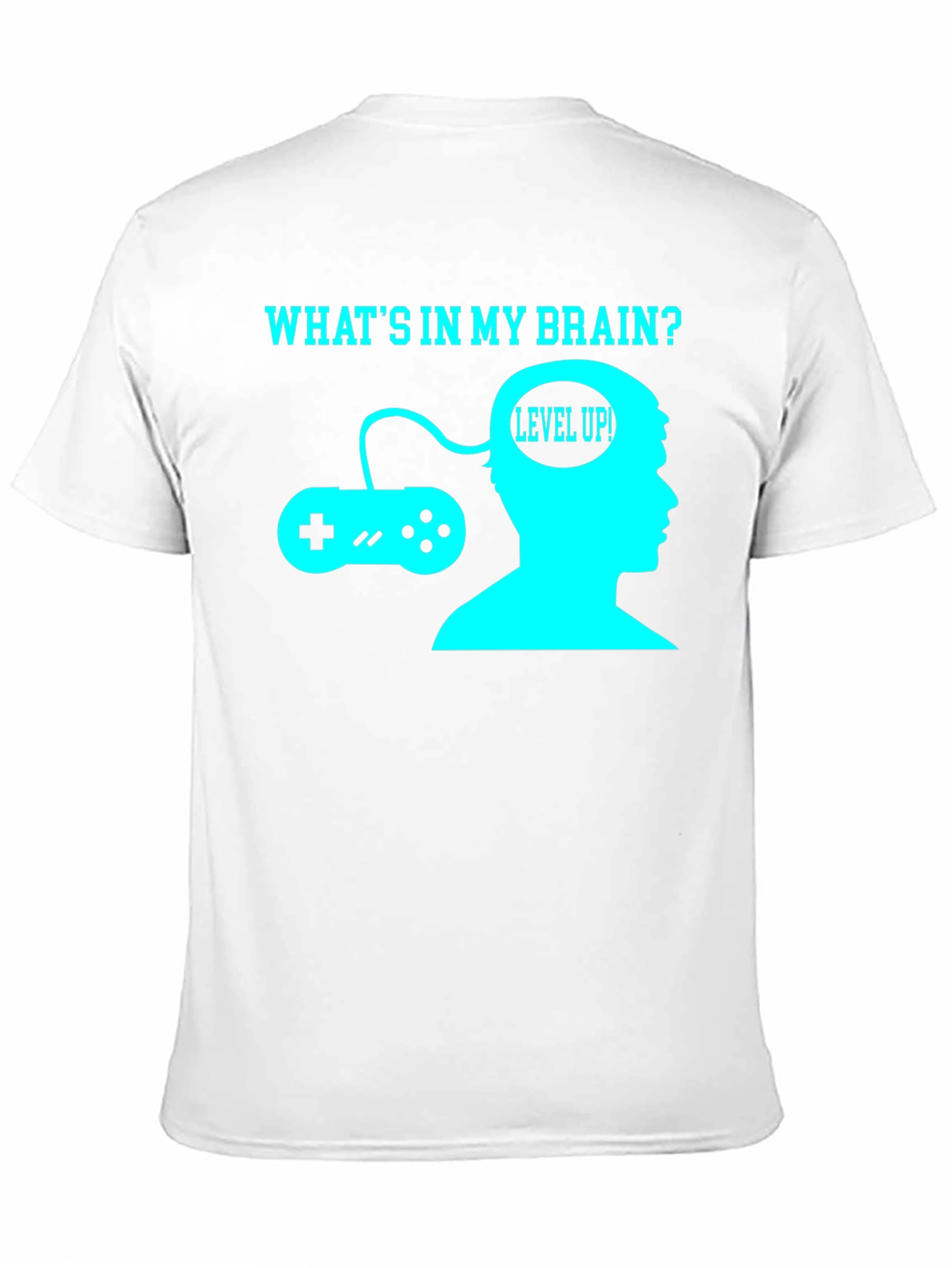 Gamer Brain T-Shirt - Level Up Funny Tee