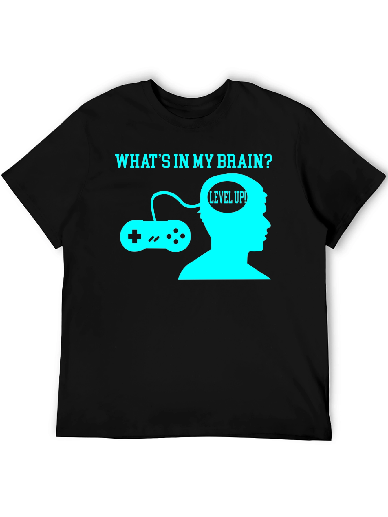 Gamer Brain T-Shirt - Level Up Funny Tee