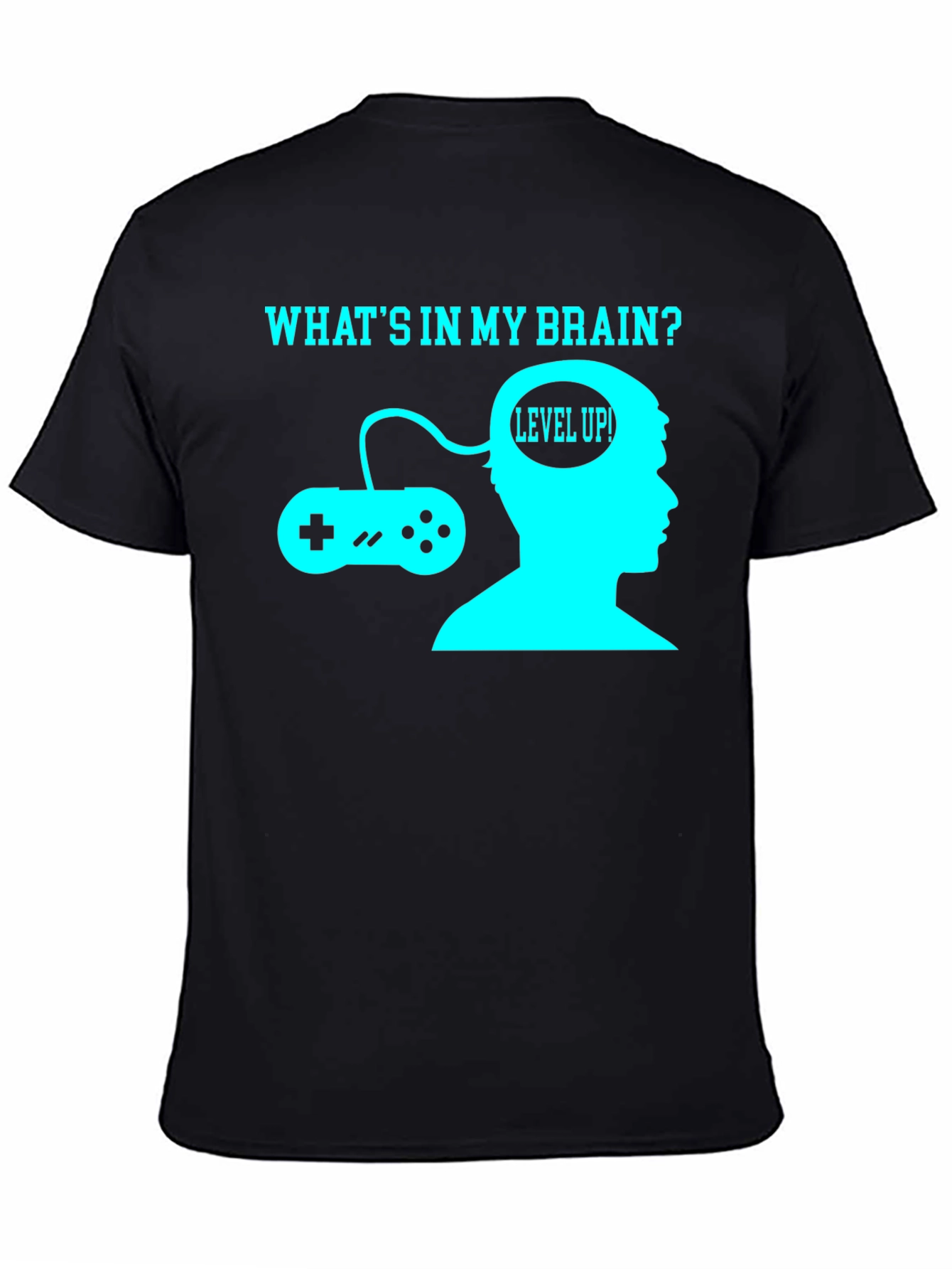 Gamer Brain T-Shirt - Level Up Funny Tee