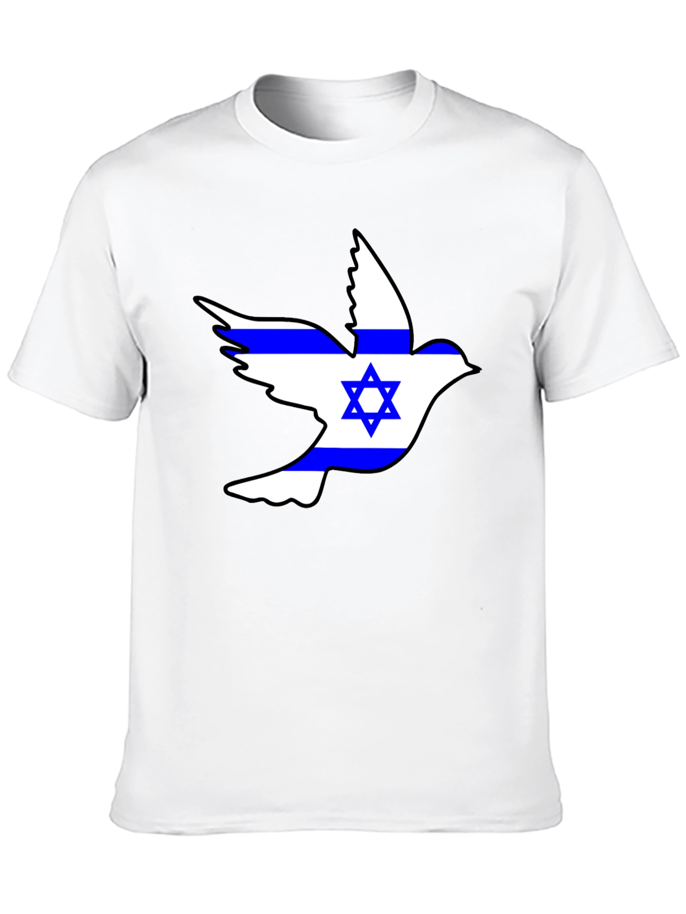 Peace Dove Israeli Flag T-Shirt