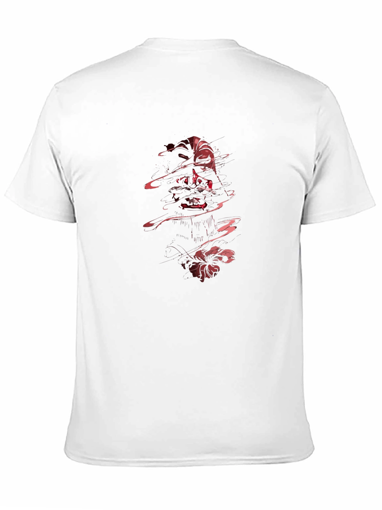 Graphic Print Tee - Dark Anime Design