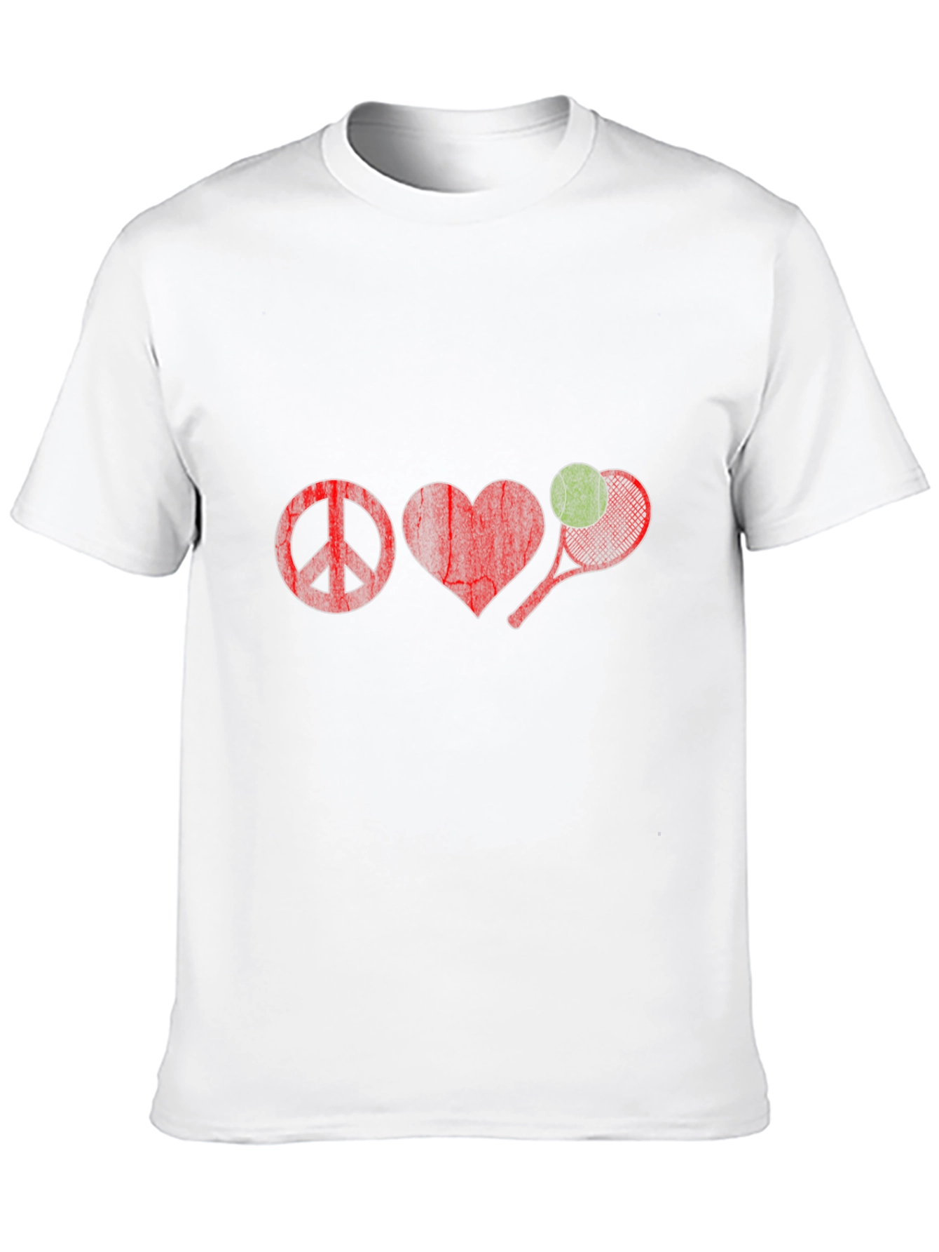 Peace Love Tennis Graphic Tee