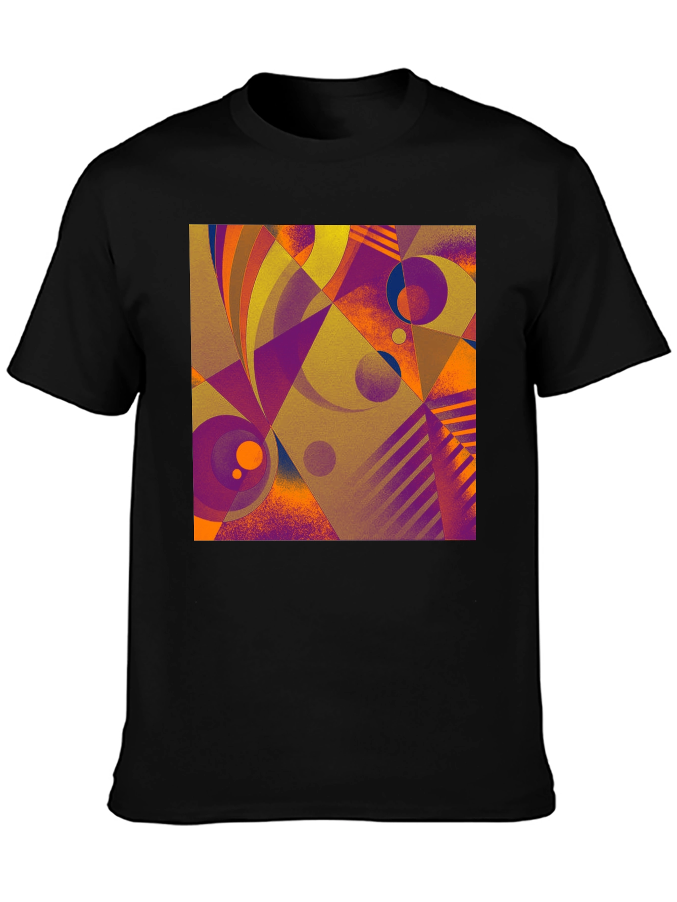 Abstract Geometric Print T-Shirt