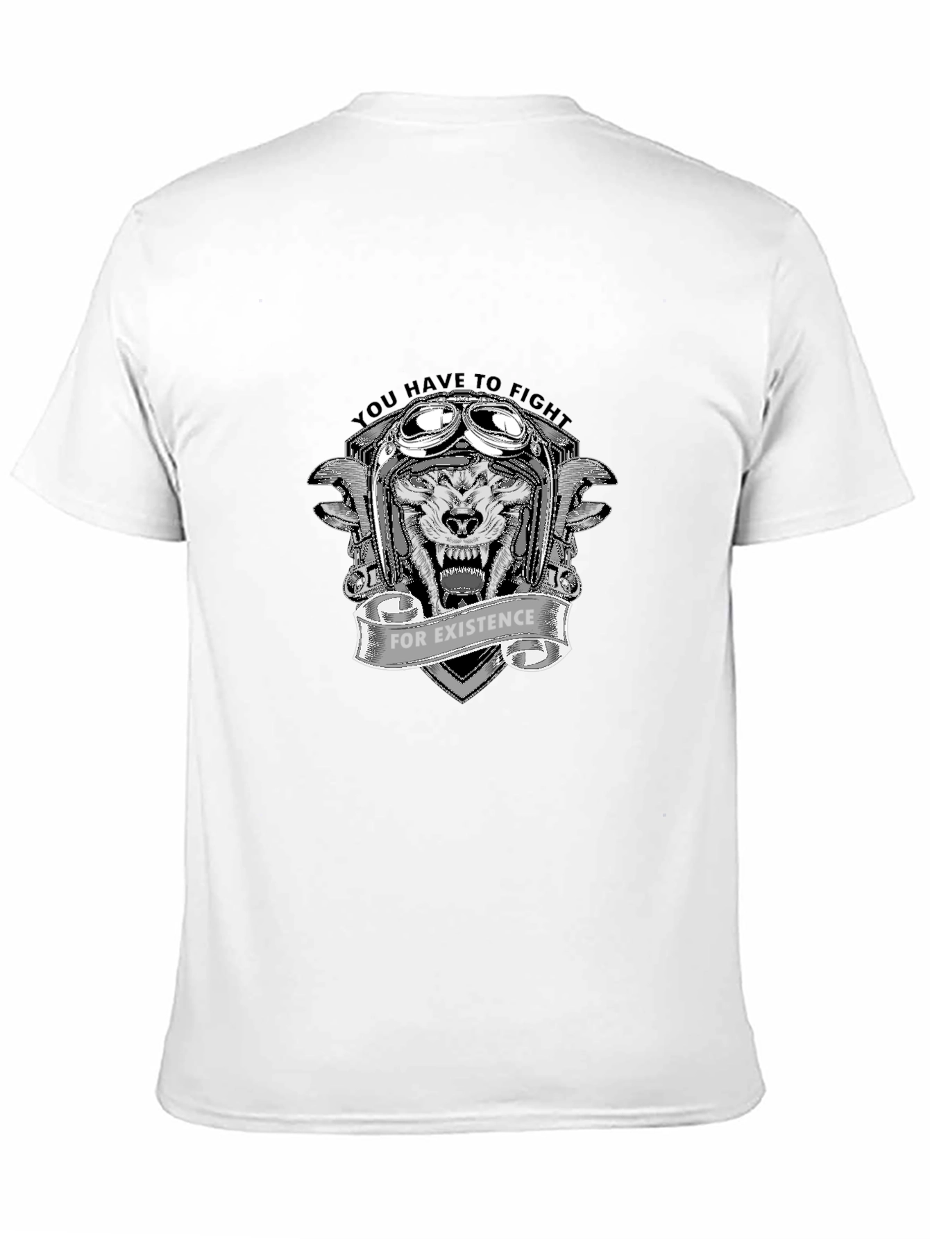 Fight for Existence Graphic Tee - Black