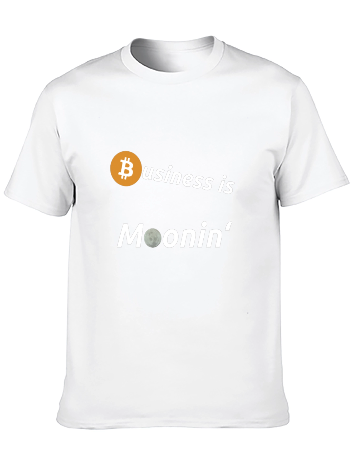 Bitcoin Business Moonin Black T-Shirt