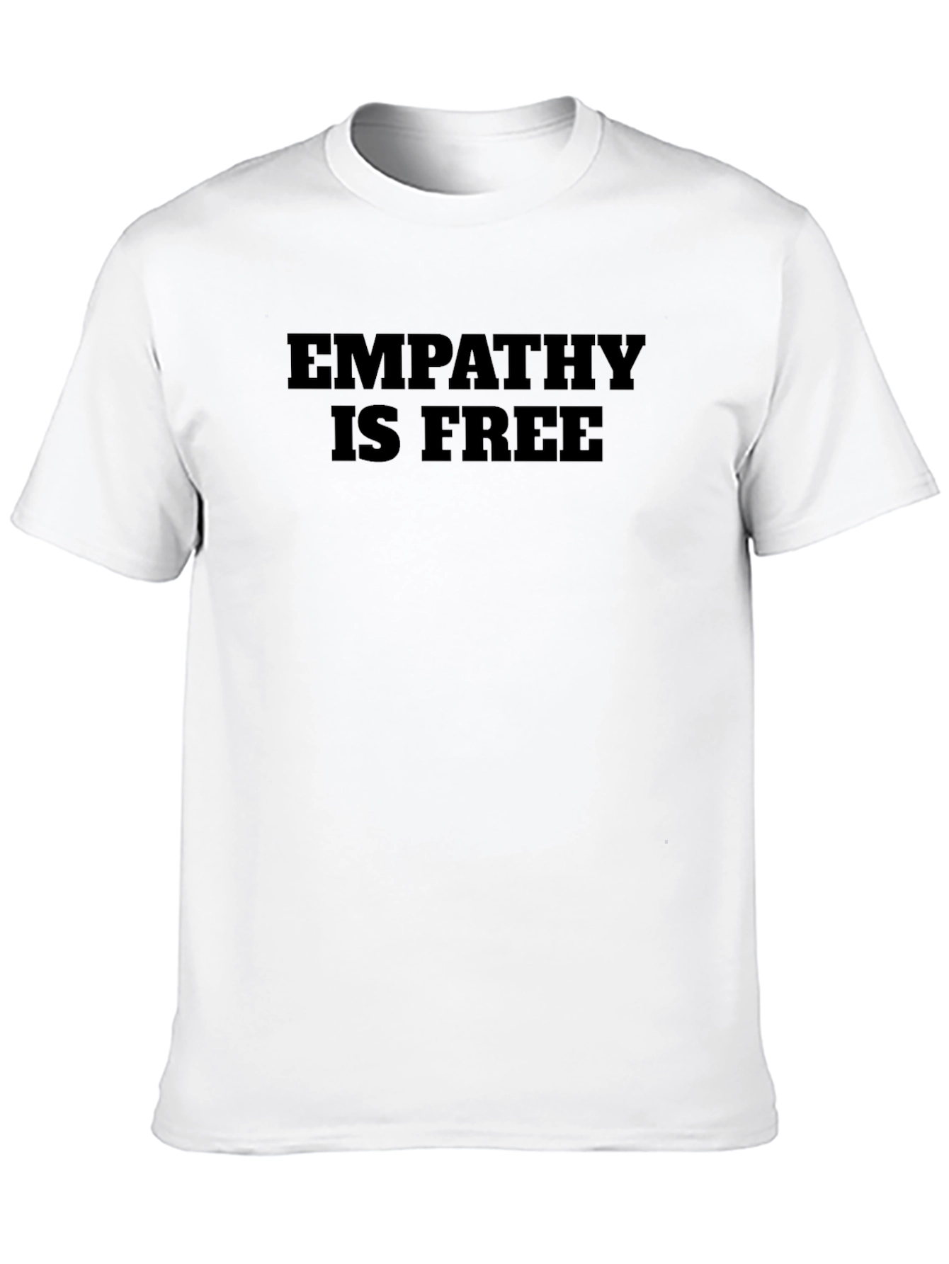 Empathy is Free Black T-Shirt