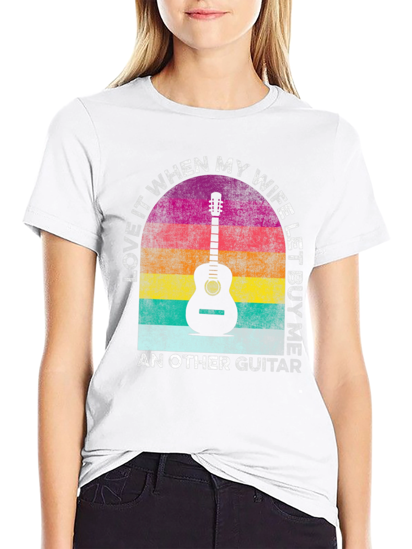 Guitar Lover T-Shirt: My Wife Buys Me Guitars!