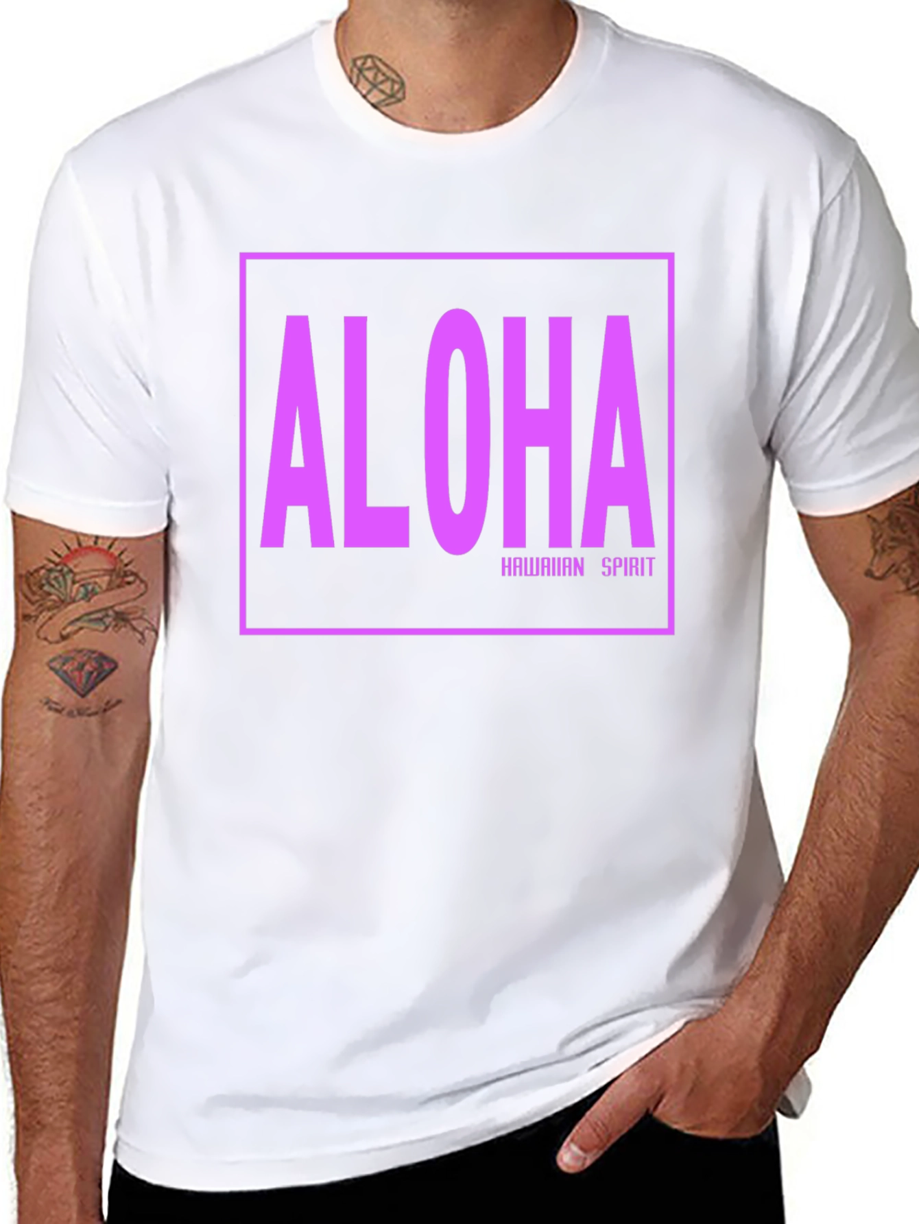 Aloha Hawaiian Spirit Graphic Tee