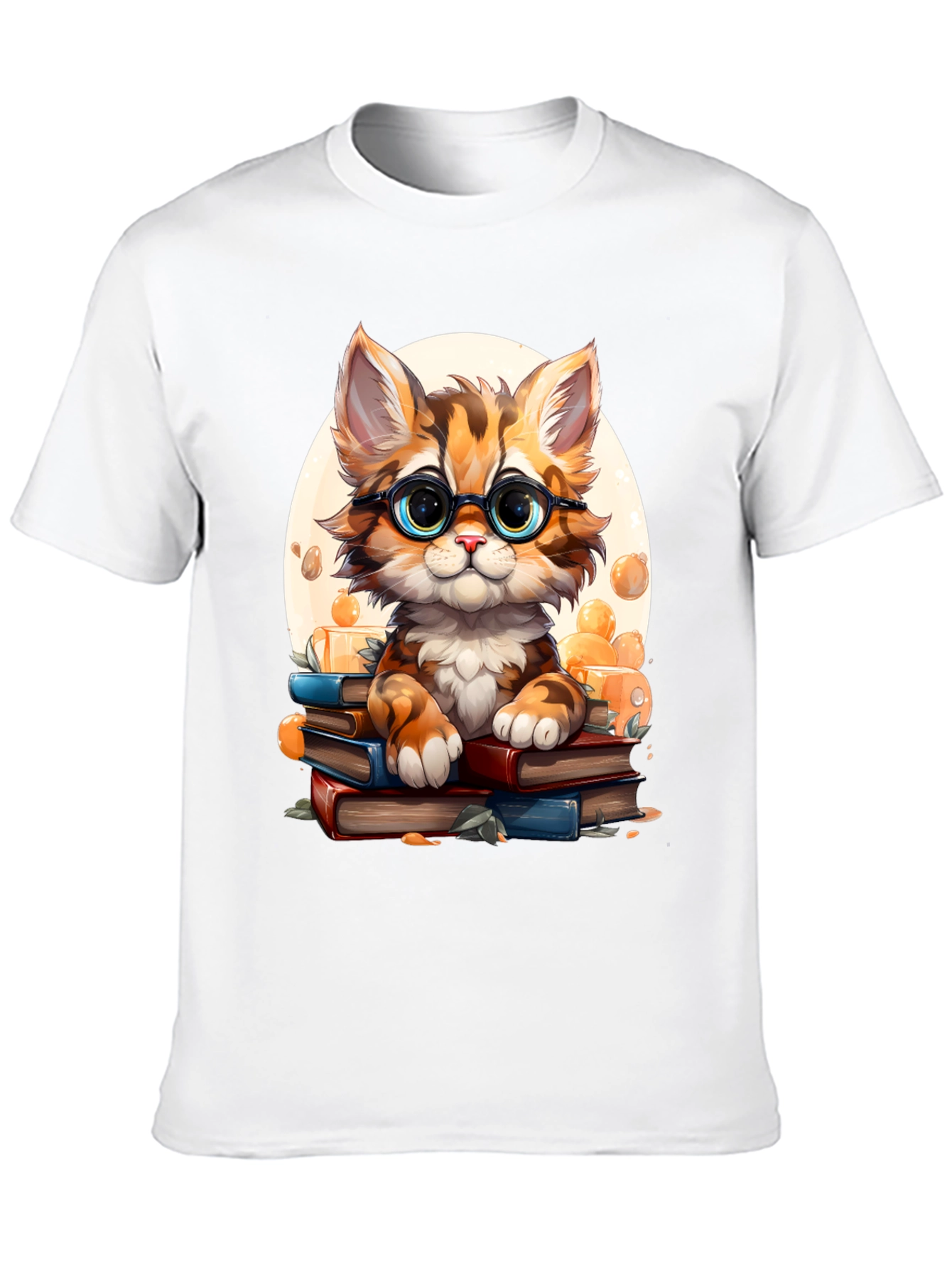 Bookish Cat Graphic Tee