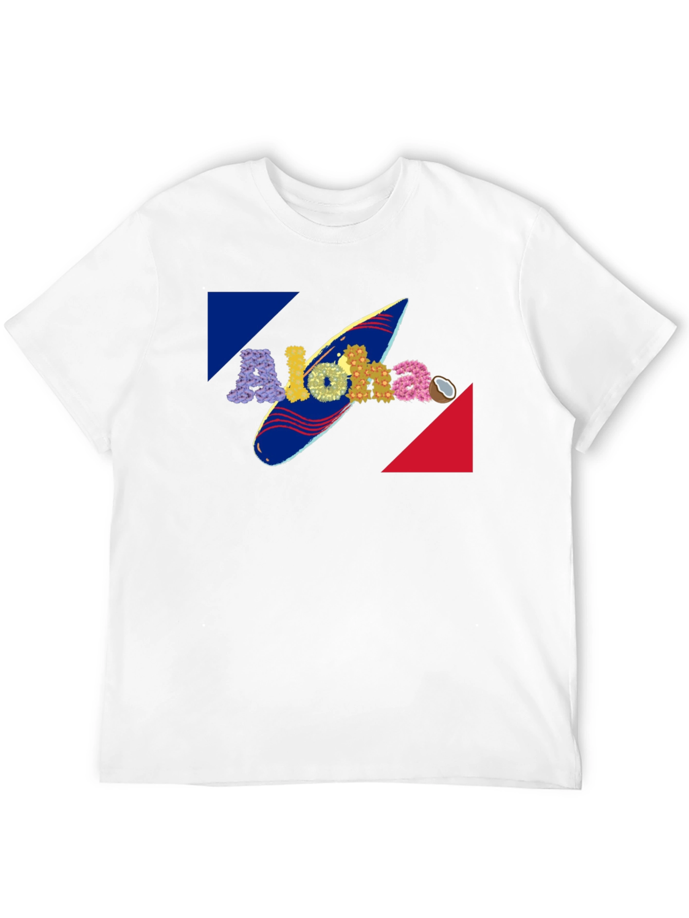 Aloha Surfboard Graphic Tee - Tropical Vibe