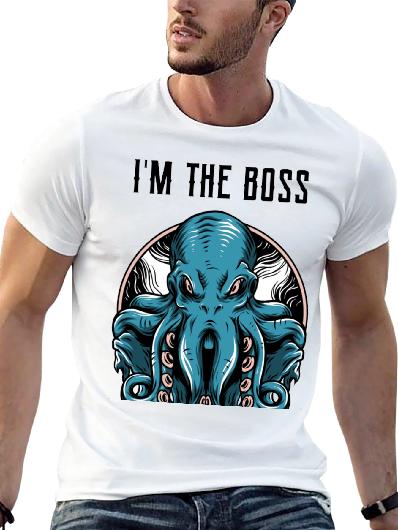 Im The Boss Octopus Graphic Tee