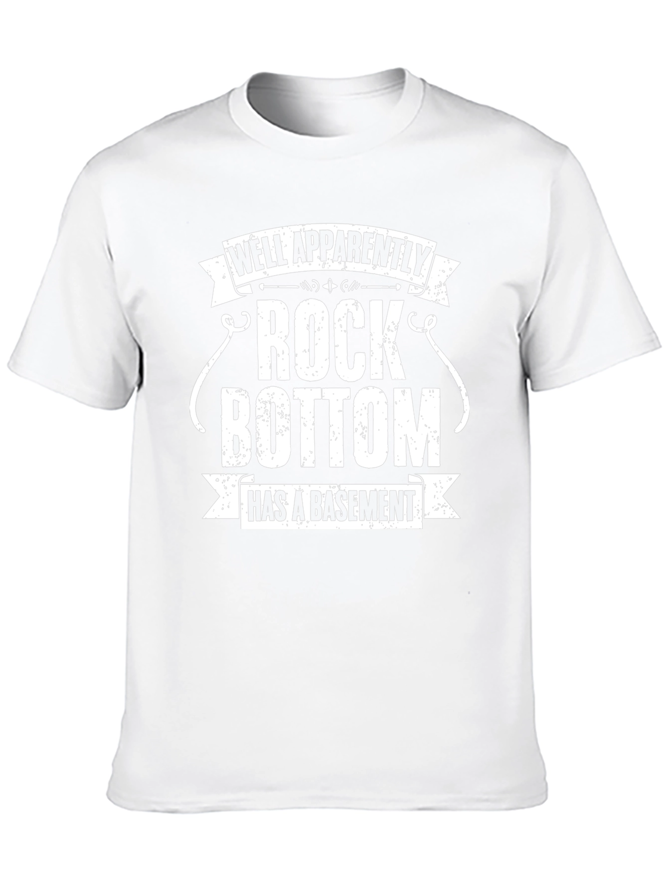 Rock Bottom Basement Novelty Graphic T-Shirt