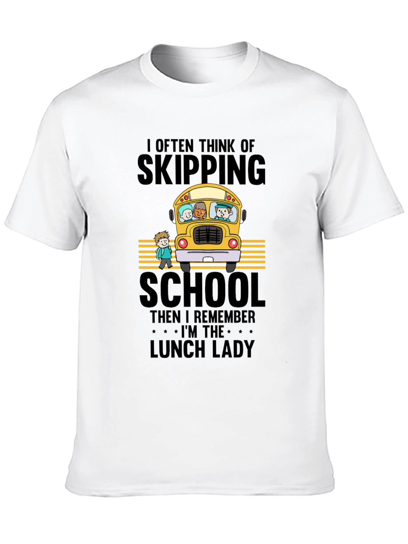 Lunch Lady School Bus T-Shirt