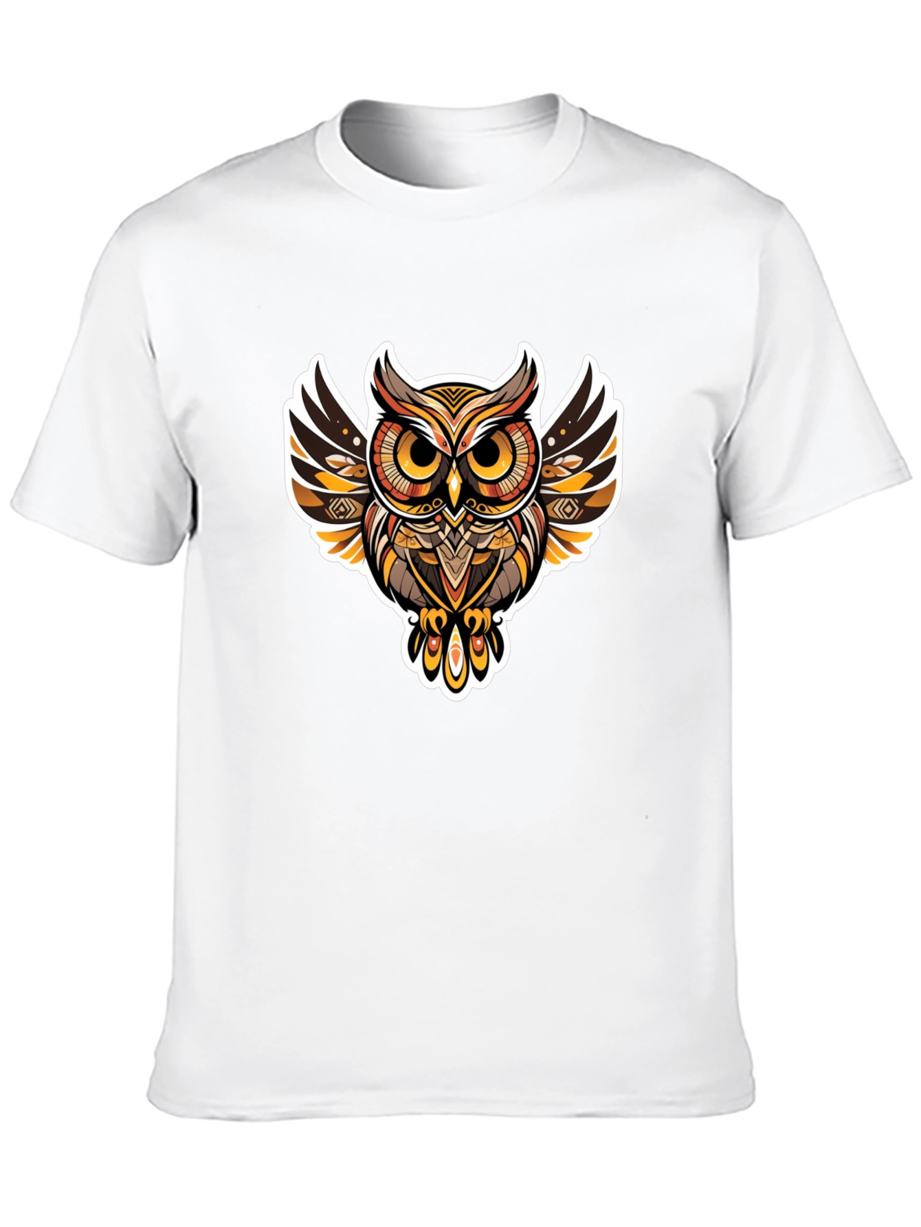 Owl Graphic Black T-Shirt