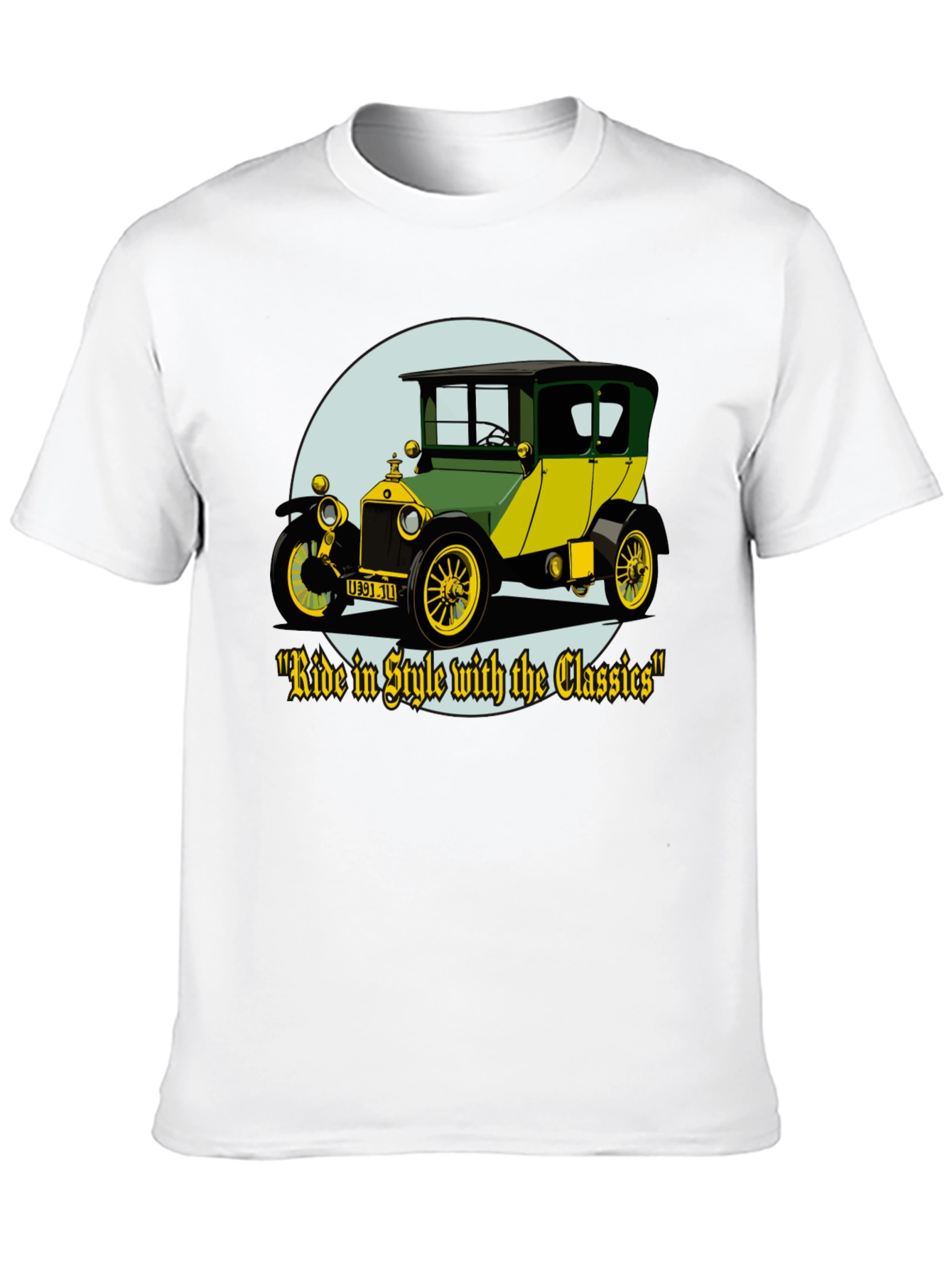 Classic Car Graphic T-Shirt - Ride in Style Tee