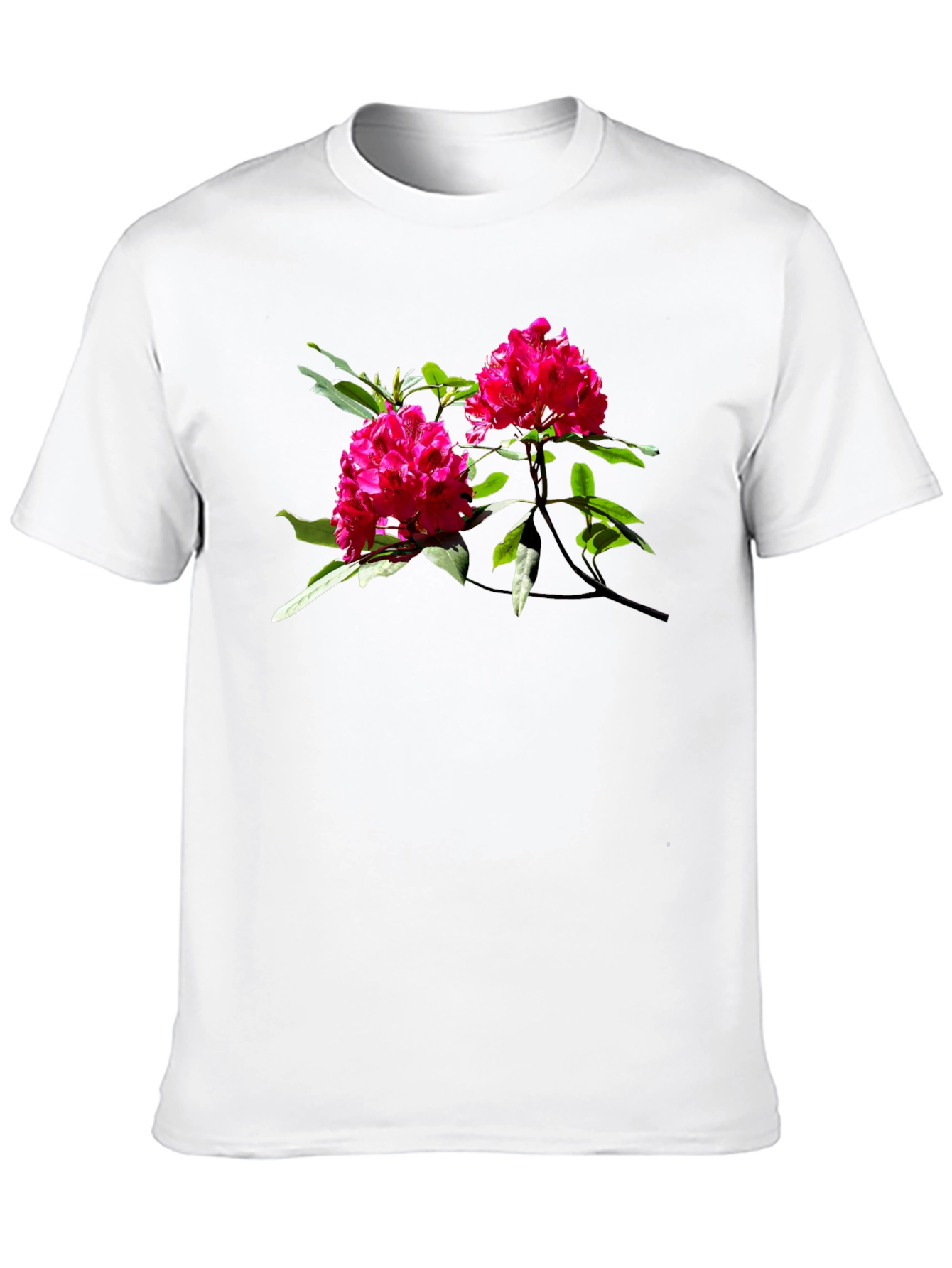 Floral Print T-Shirt - Bold Flower Design