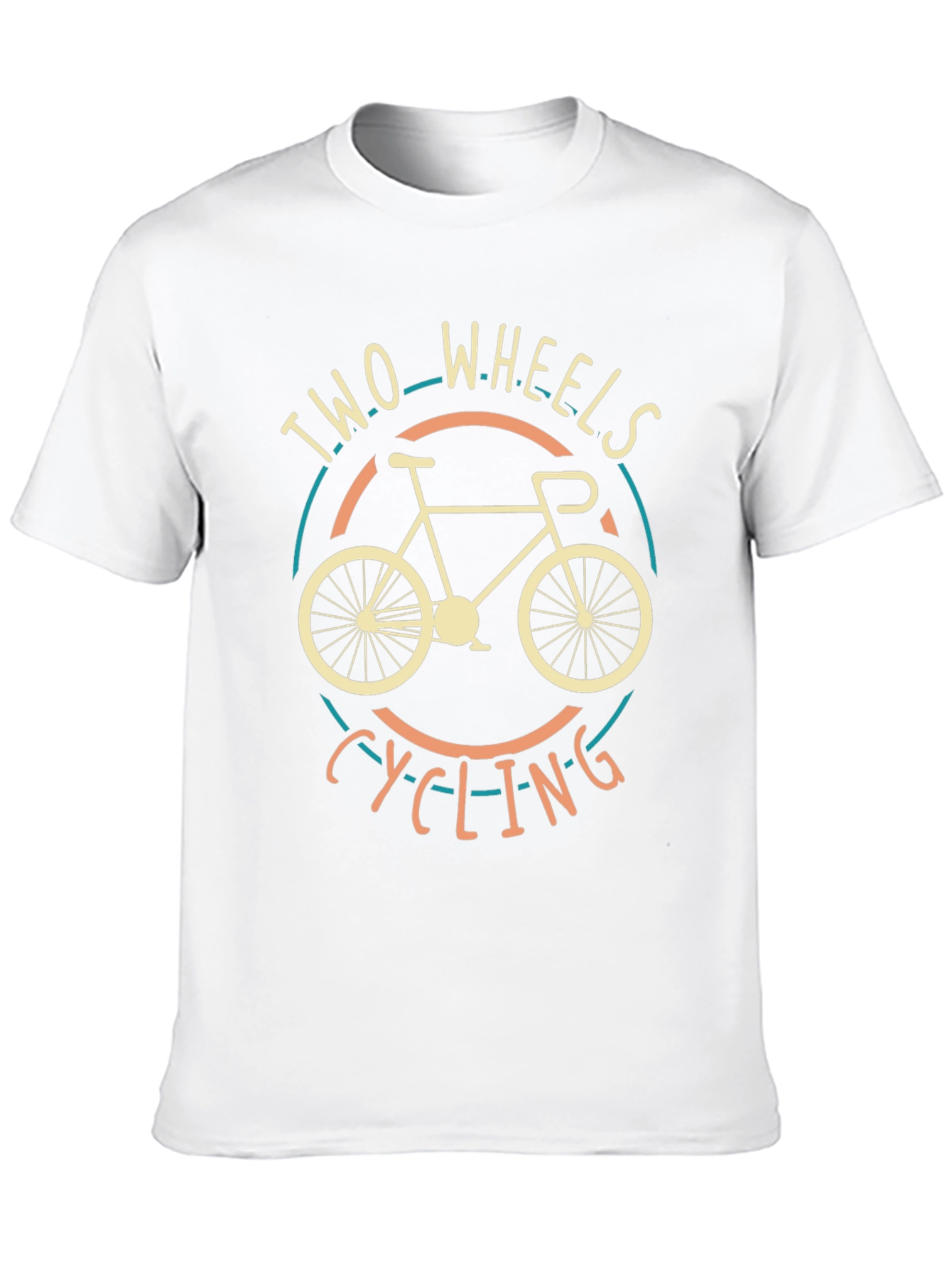 Two Wheels Cycling T-Shirt - Ride in Style