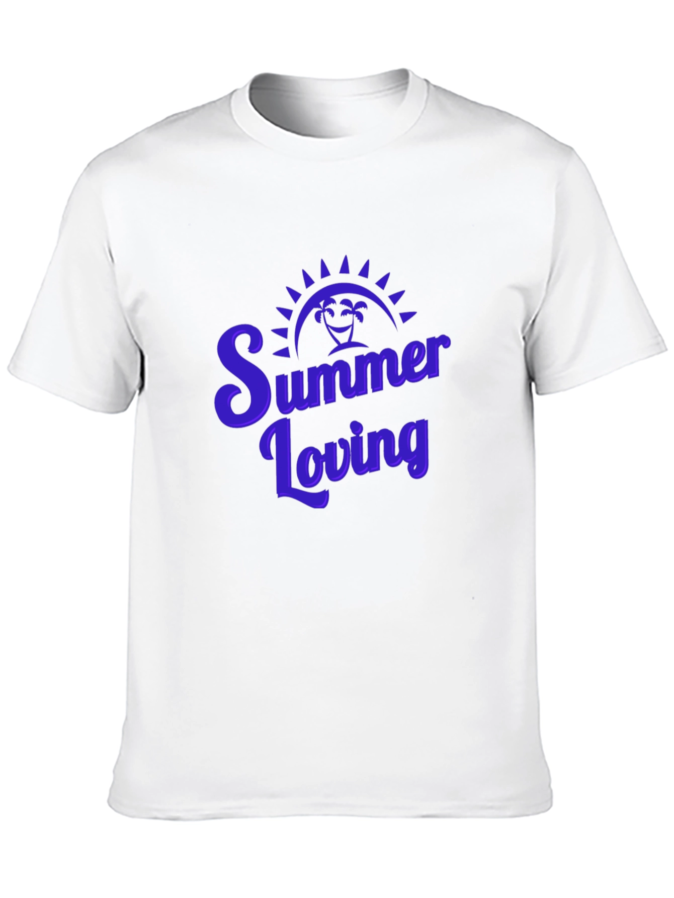 Summer Loving Graphic Tee - Black Casual T-Shirt