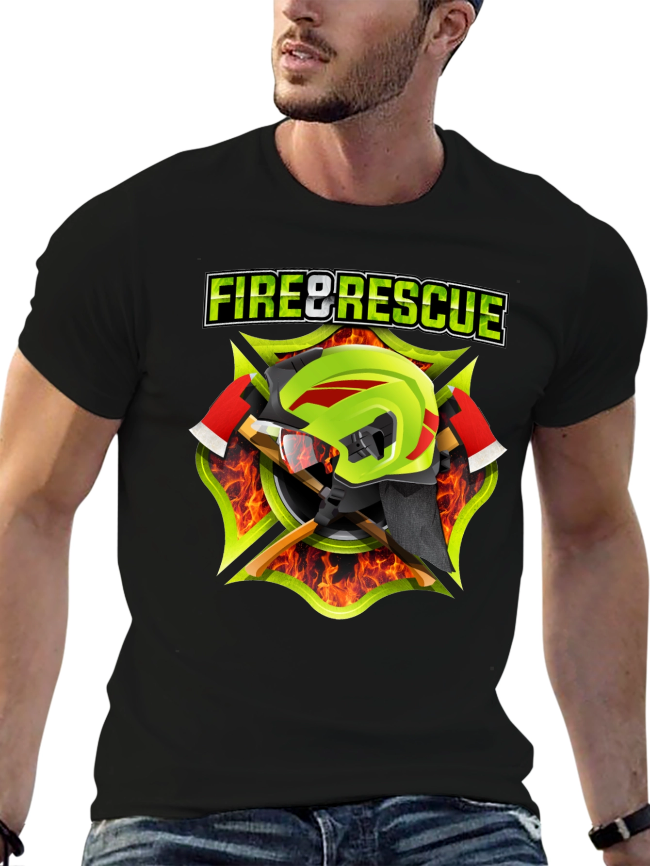 Fire & Rescue Graphic T-Shirt