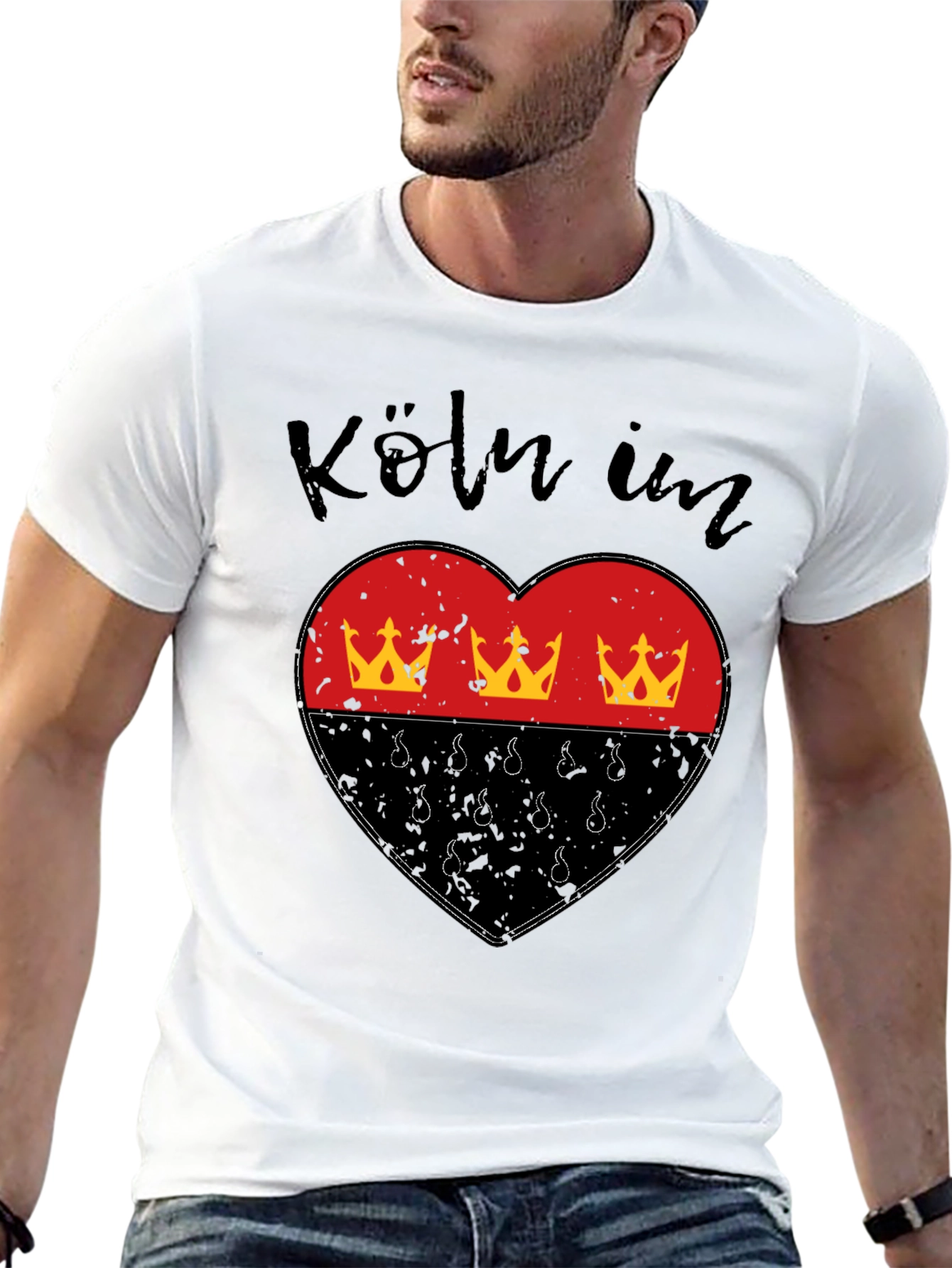 Cologne Germany Heart T-Shirt