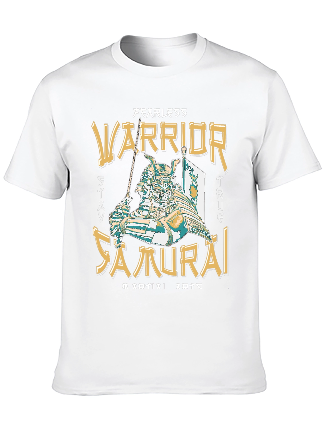 Fearless Warrior Samurai Graphic T-Shirt