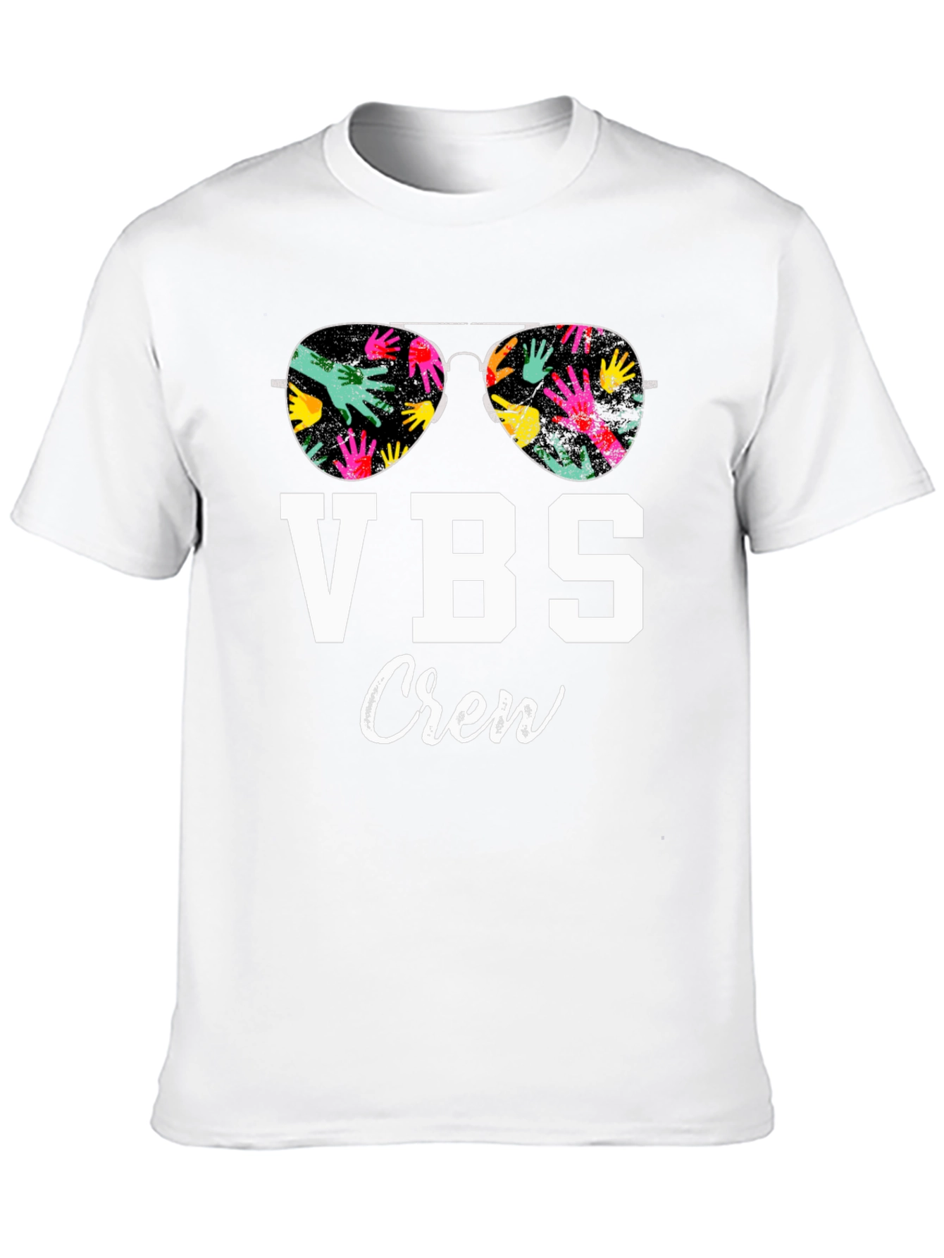 VBS Crew T-Shirt with Handprint Sunglasses