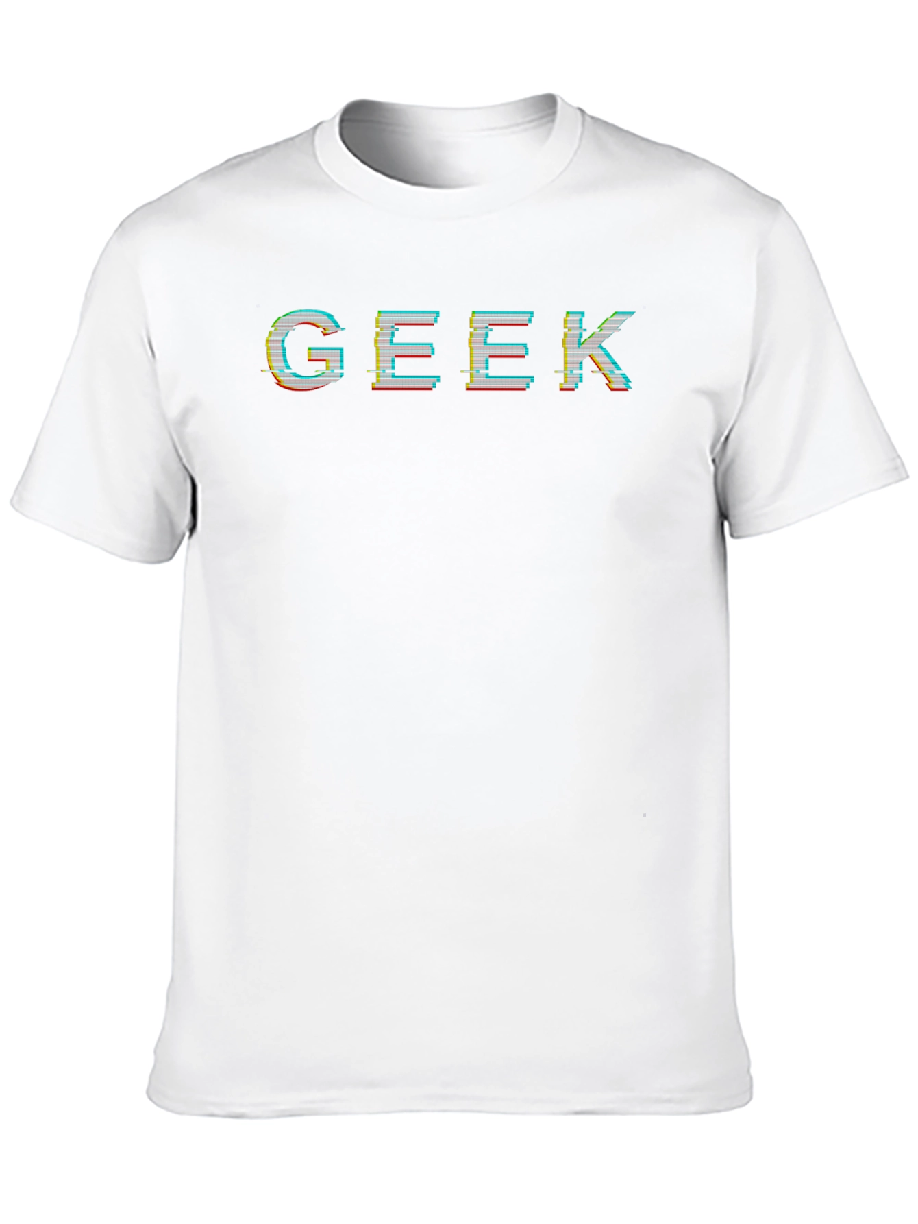 Geek Glitch T-Shirt - Modern Graphic Tee