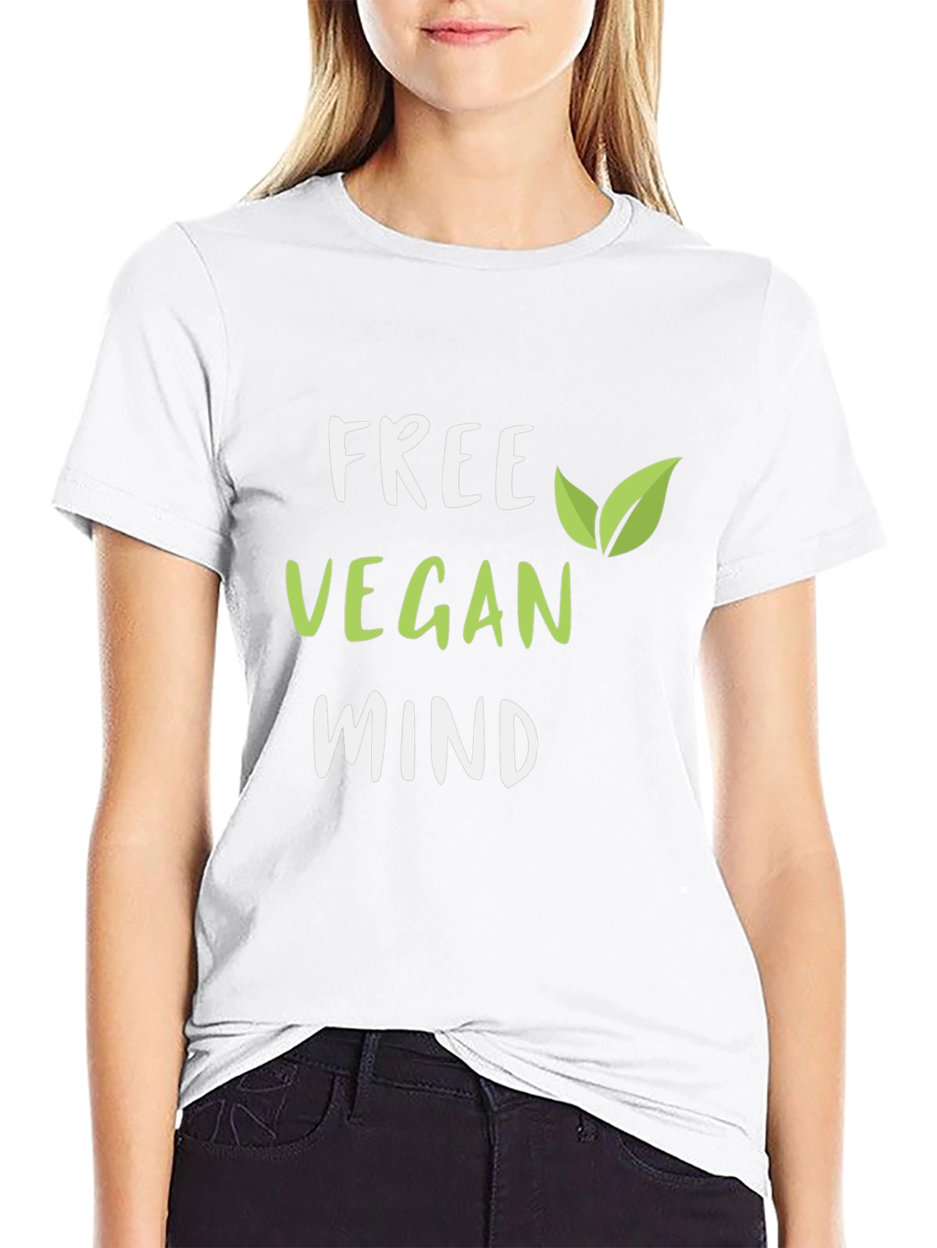 Free Vegan Mind T-Shirt | Unisex Cotton Tee