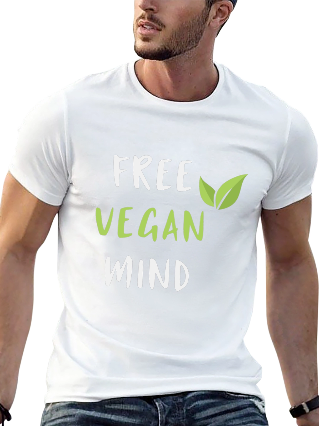 Free Vegan Mind T-Shirt | Unisex Cotton Tee