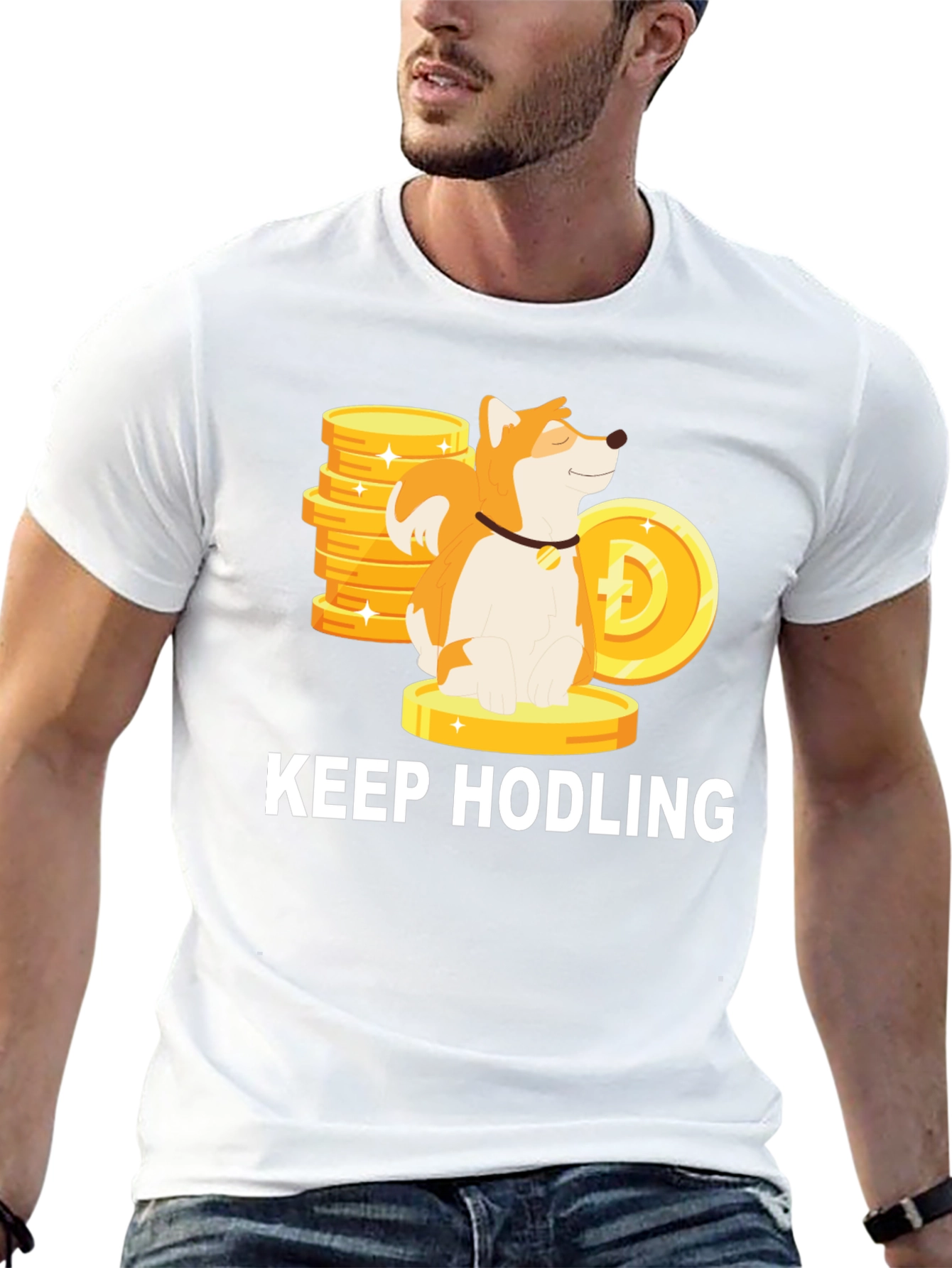 Keep Hodling Doge T-Shirt - Crypto Meme Tee